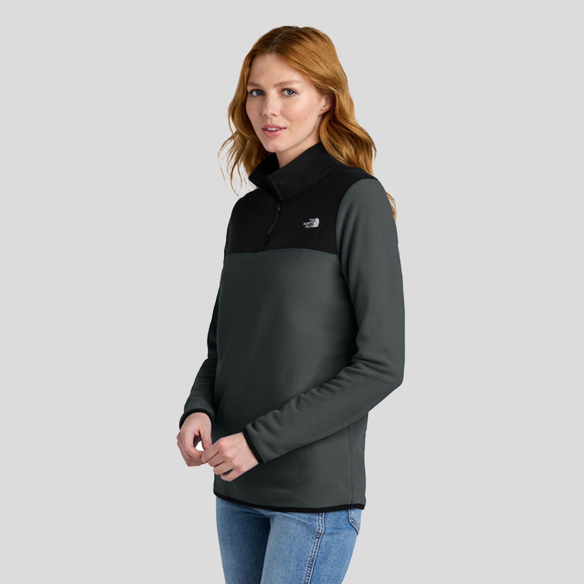Women's Glacier 1/4-Zip Fleece | Asphalt Grey/TNF Black