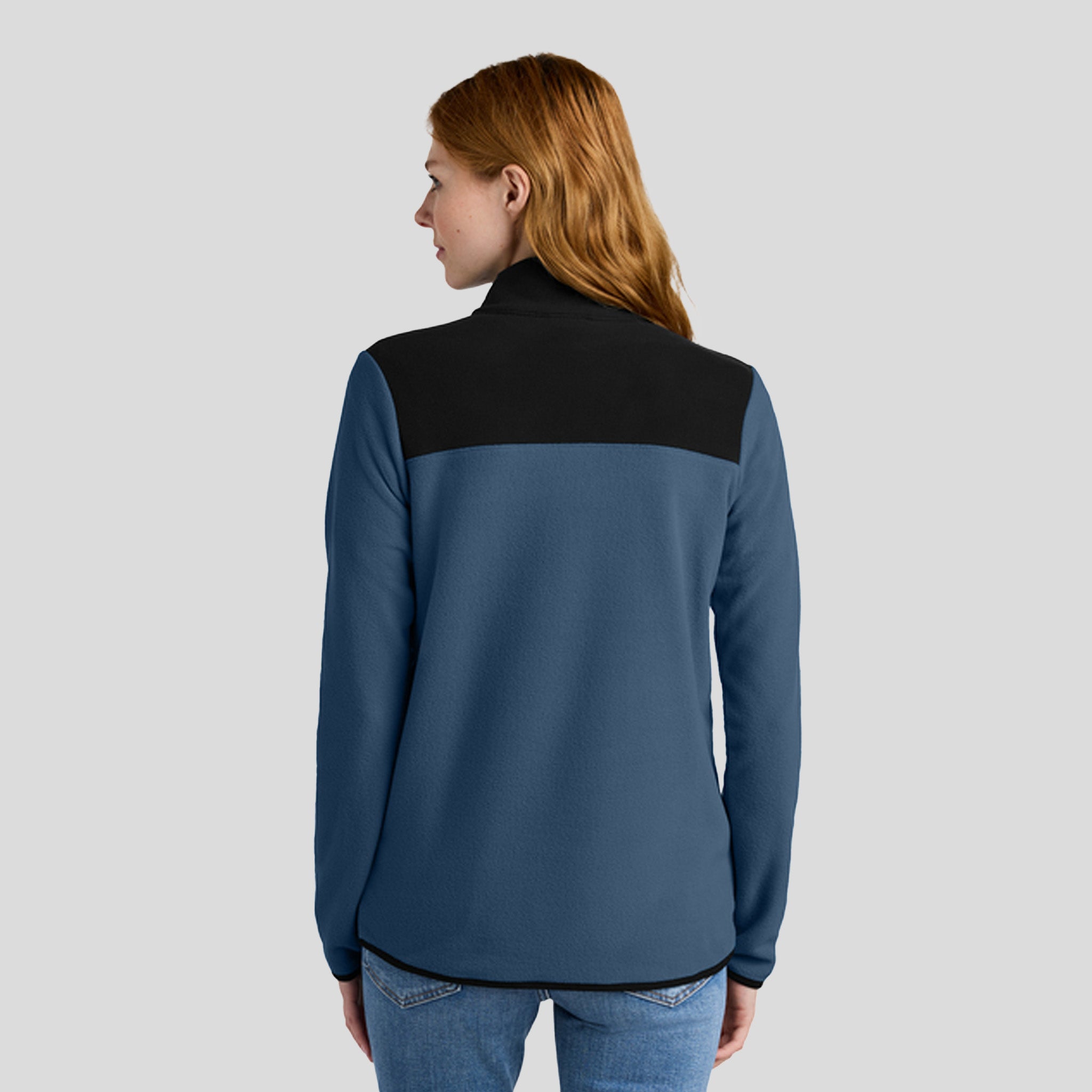 Women's Glacier 1/4-Zip Fleece | Shady Blue/TNF Black