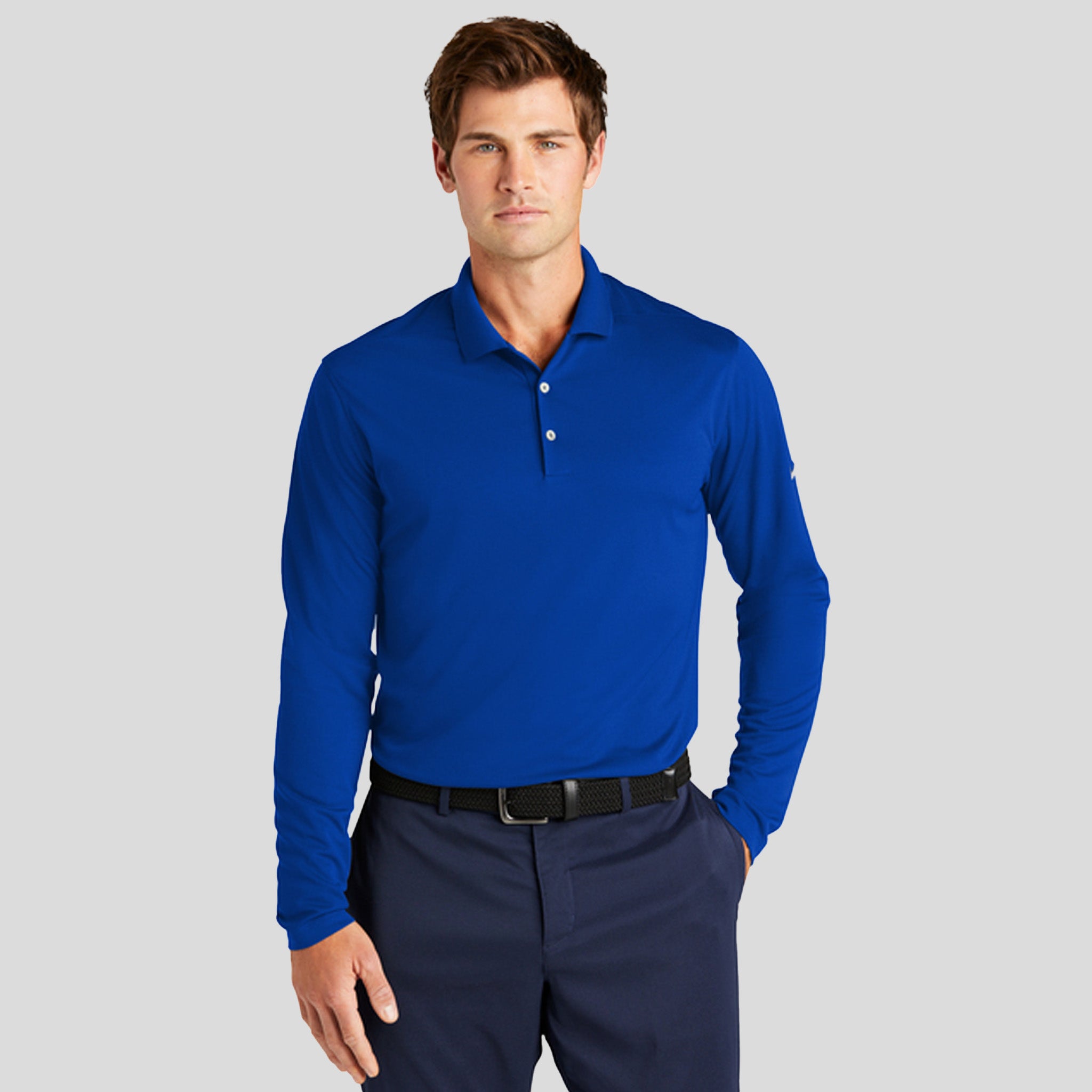 Dri-FIT Micro Pique 2.0 Long Sleeve Polo | Game Royal