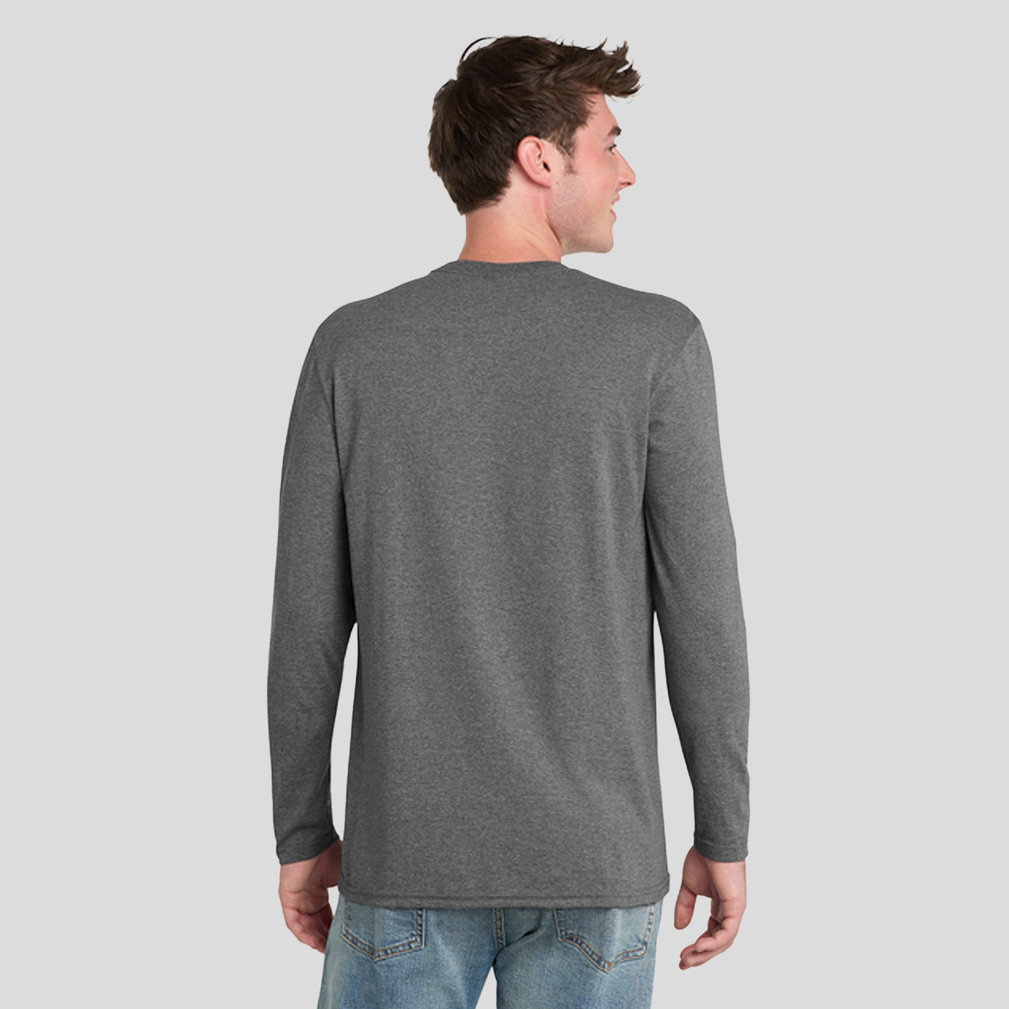 Tri-Blend Long Sleeve Tee | Graphite Heather