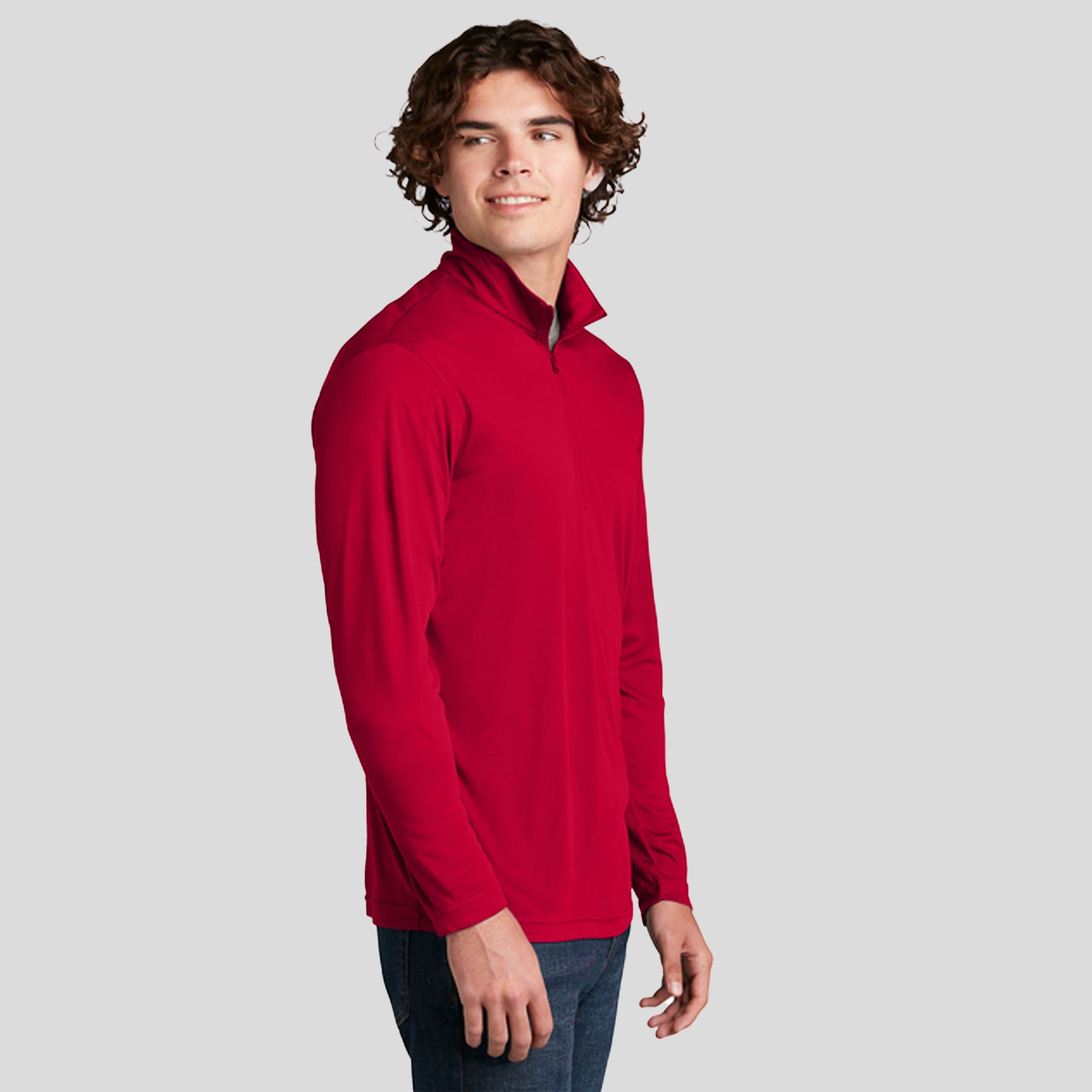 PosiCharge® Competitor™ 1/4-Zip Pullover | Deep Red
