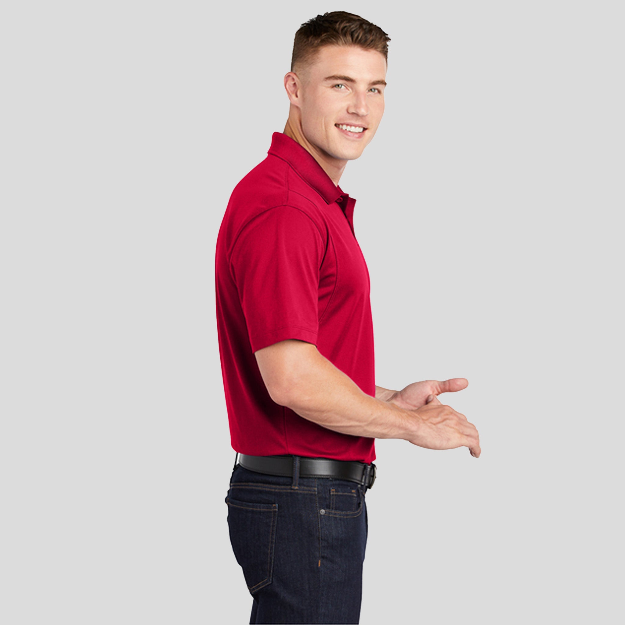 Micropique Sport-Wick® Polo | Deep Red