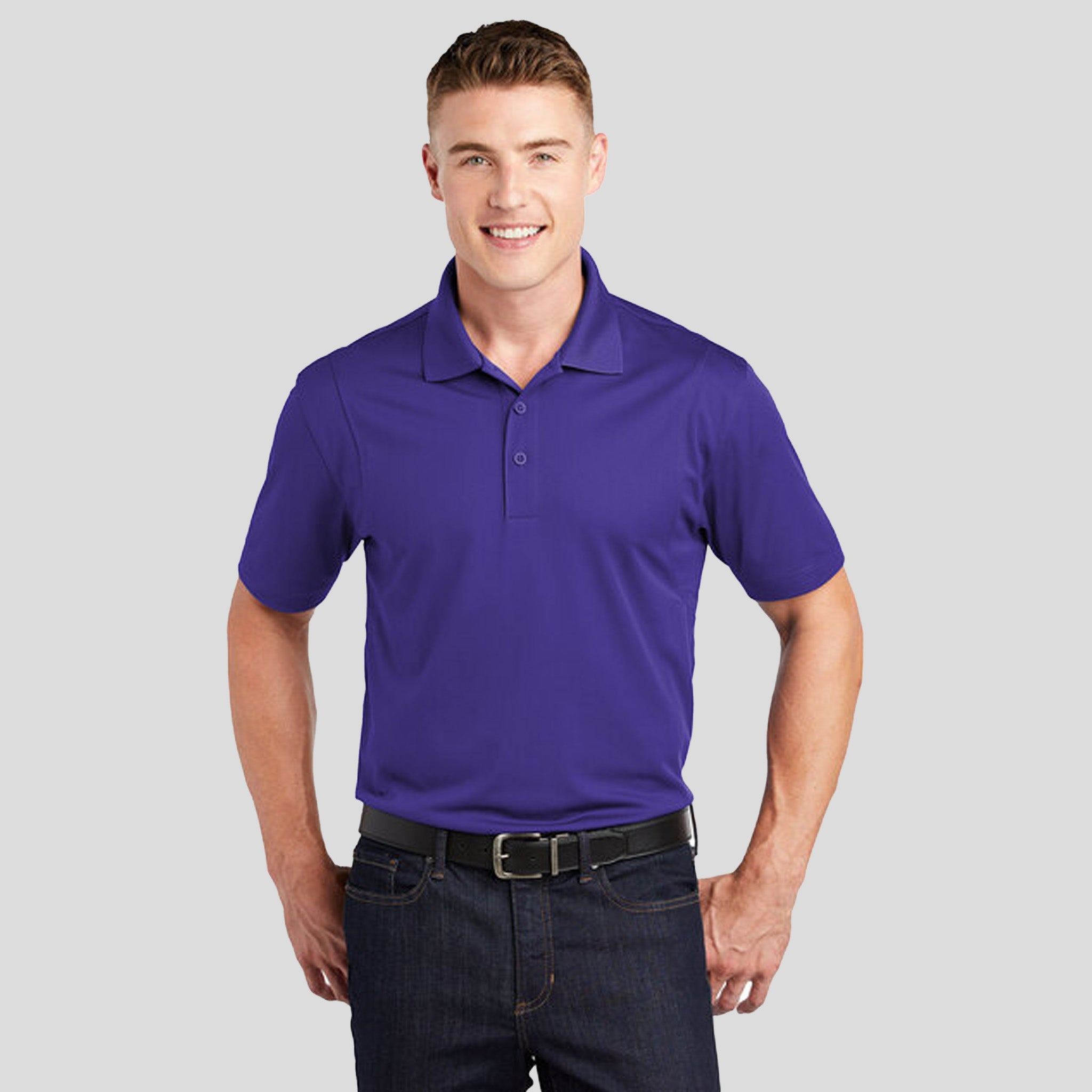 Micropique Sport-Wick® Polo | Purple