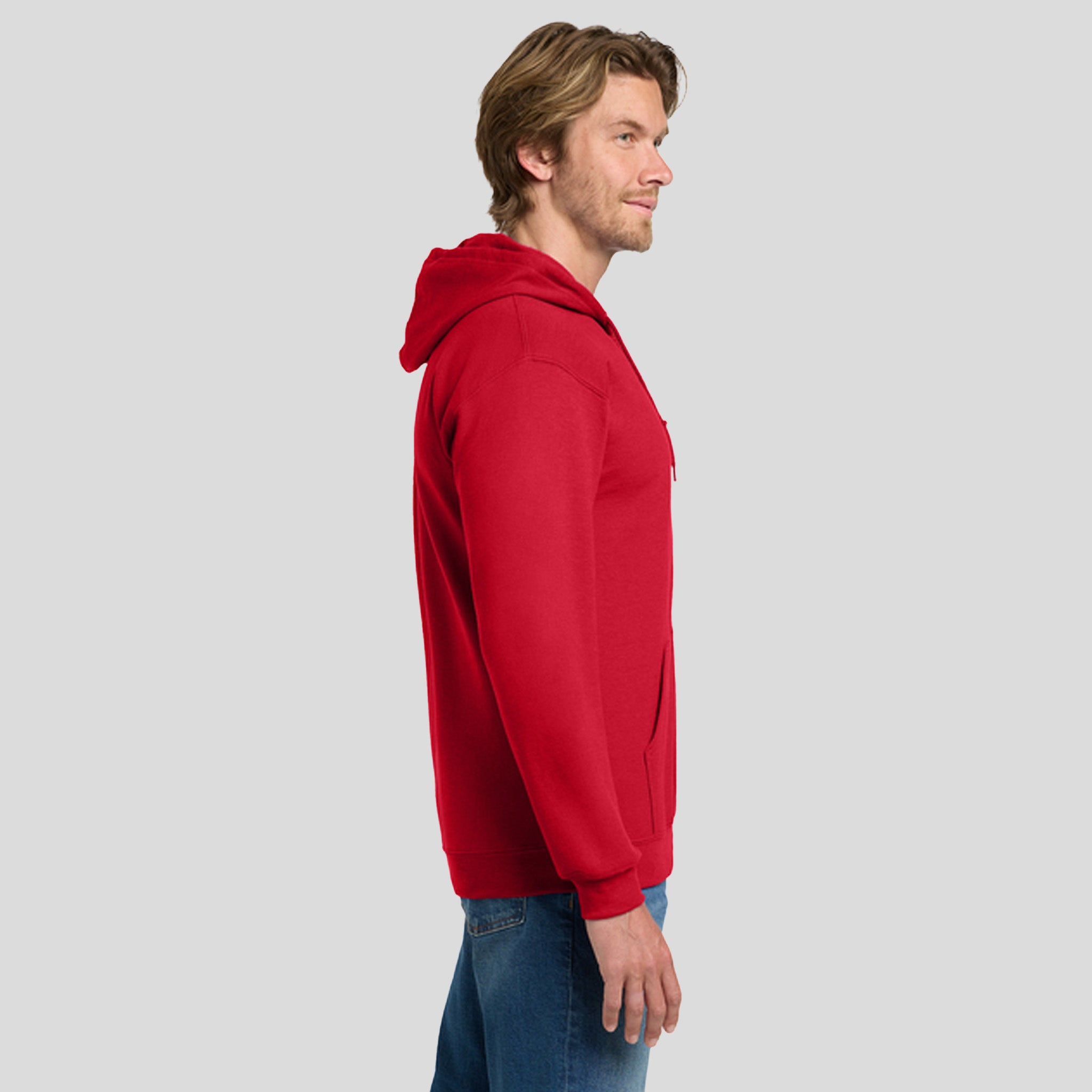 Heavy Blend™ Full-Zip Hooded Sweatshirt | Red
