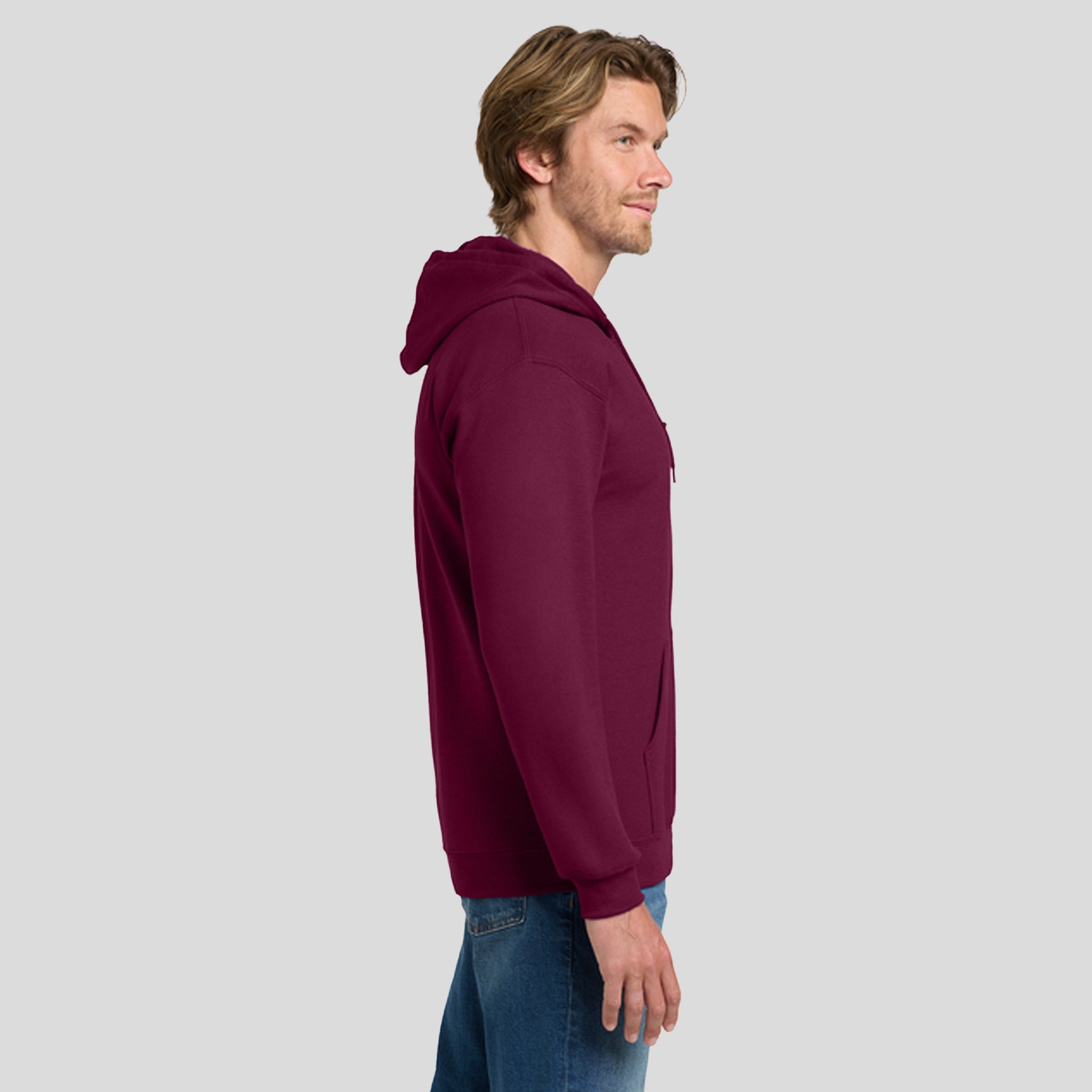 Heavy Blend™ Full-Zip Hooded Sweatshirt | Maroon