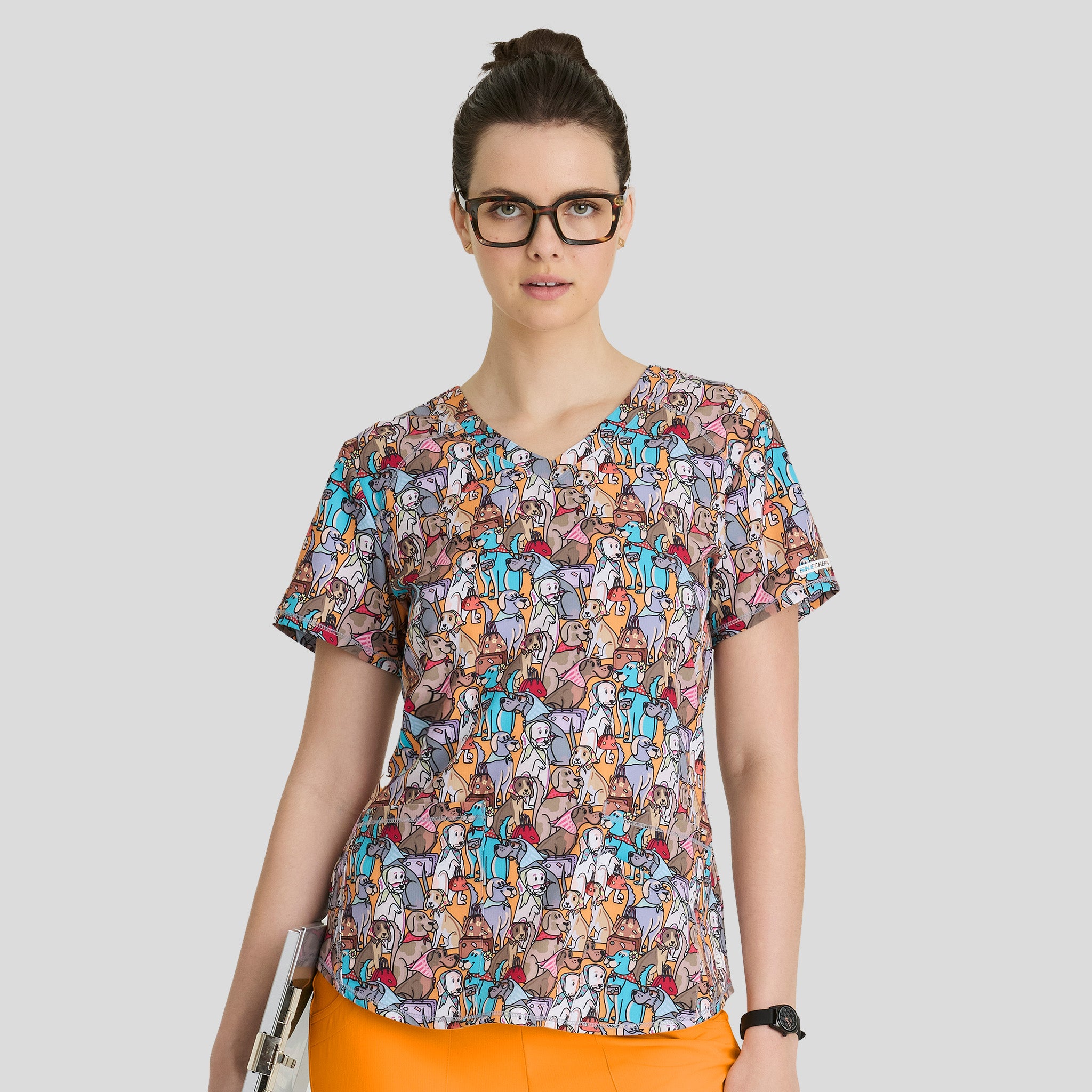 Essence V-Neck Animal Print Top | Travel Retrievers