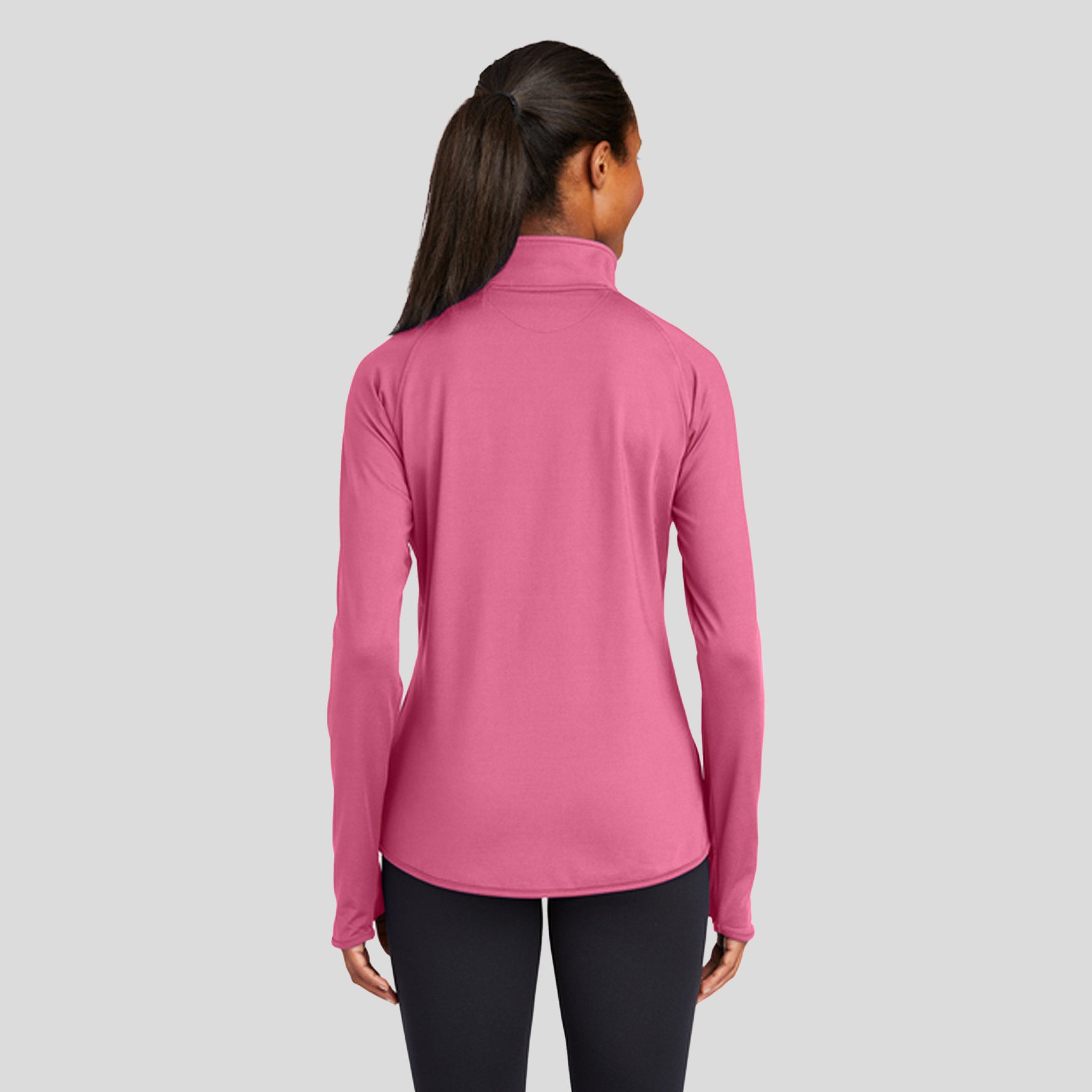 Women's Sport-Wick® Stretch 1/4-Zip Pullover | Dusty Rose