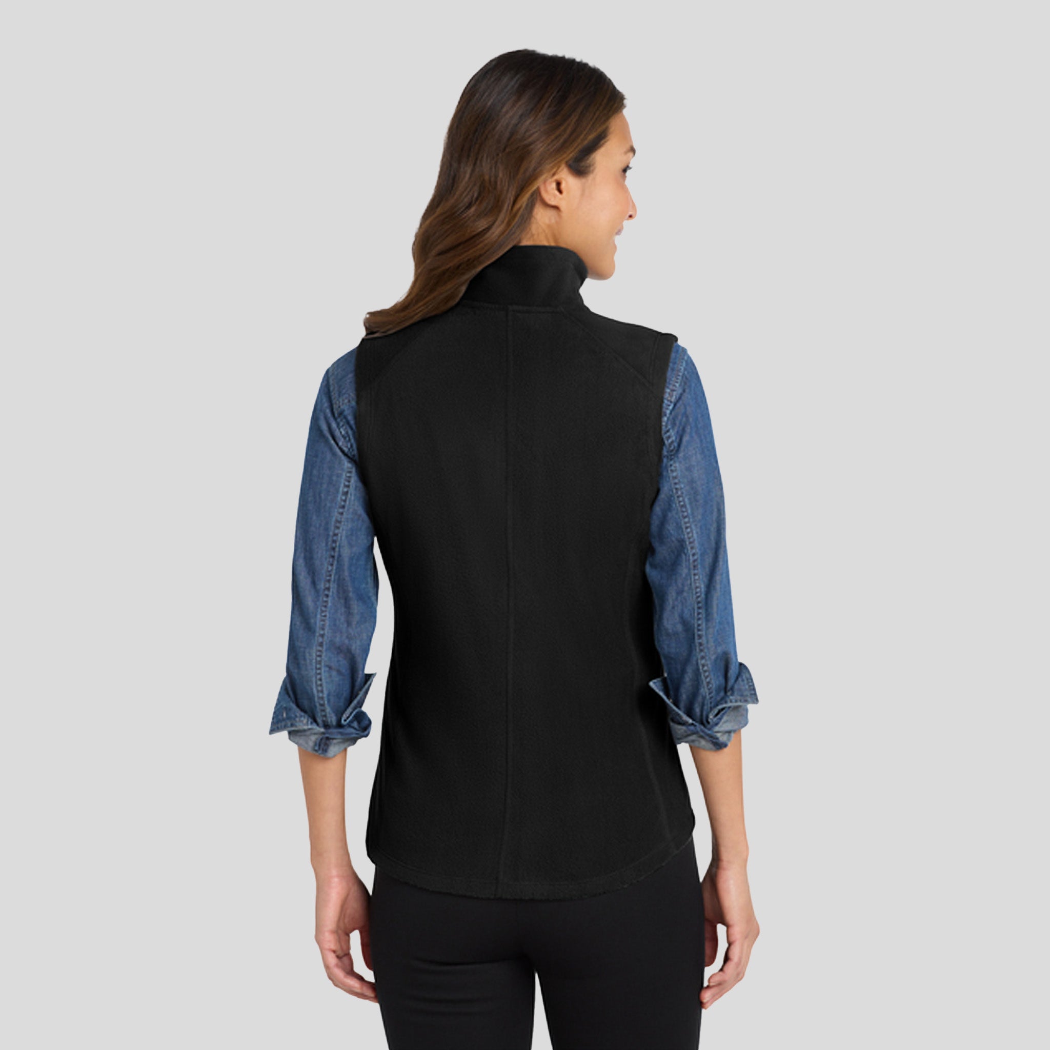 Women's Microfleece Vest | Black