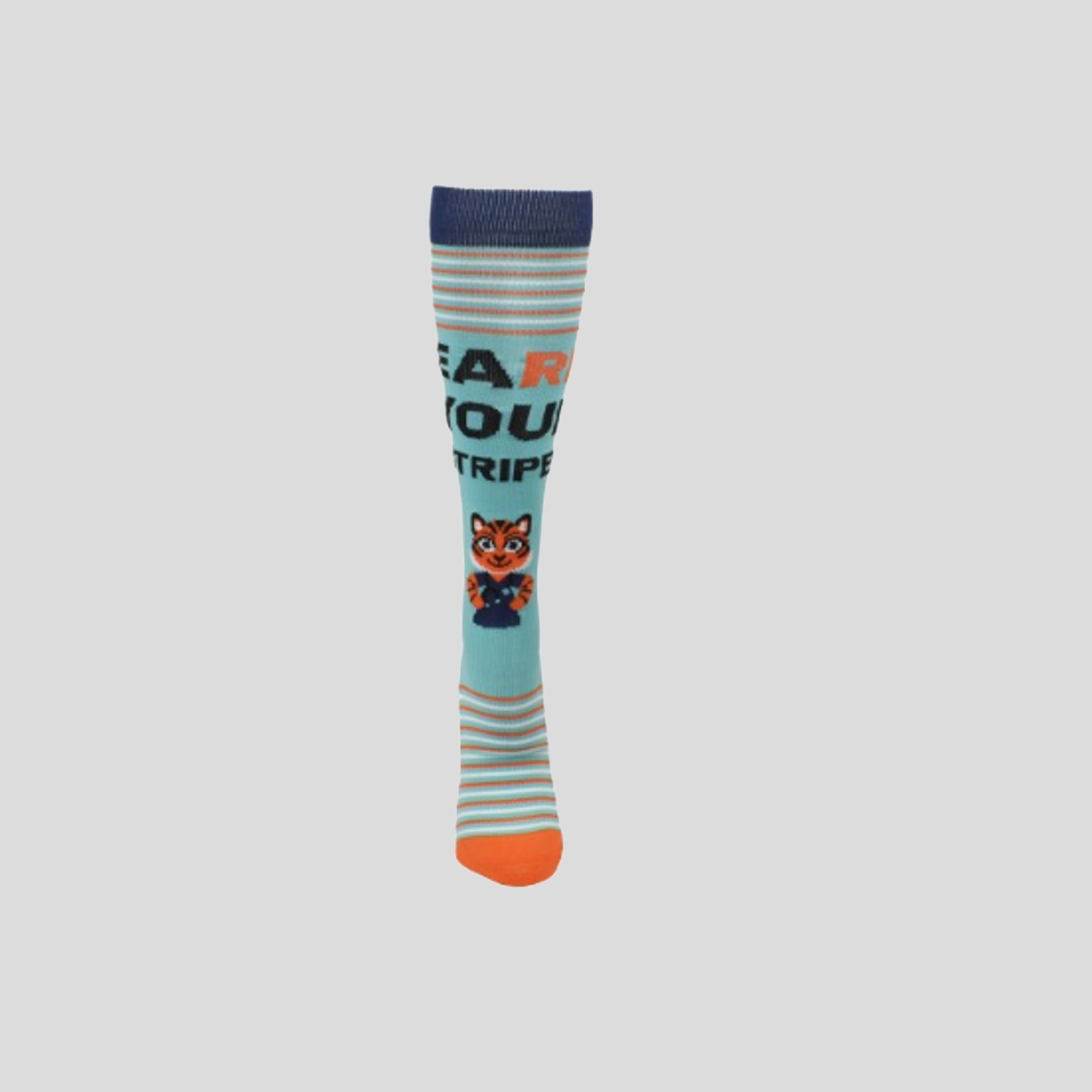 Animal Pals "EaRN Your Stripes" Fashion Compression Sock
