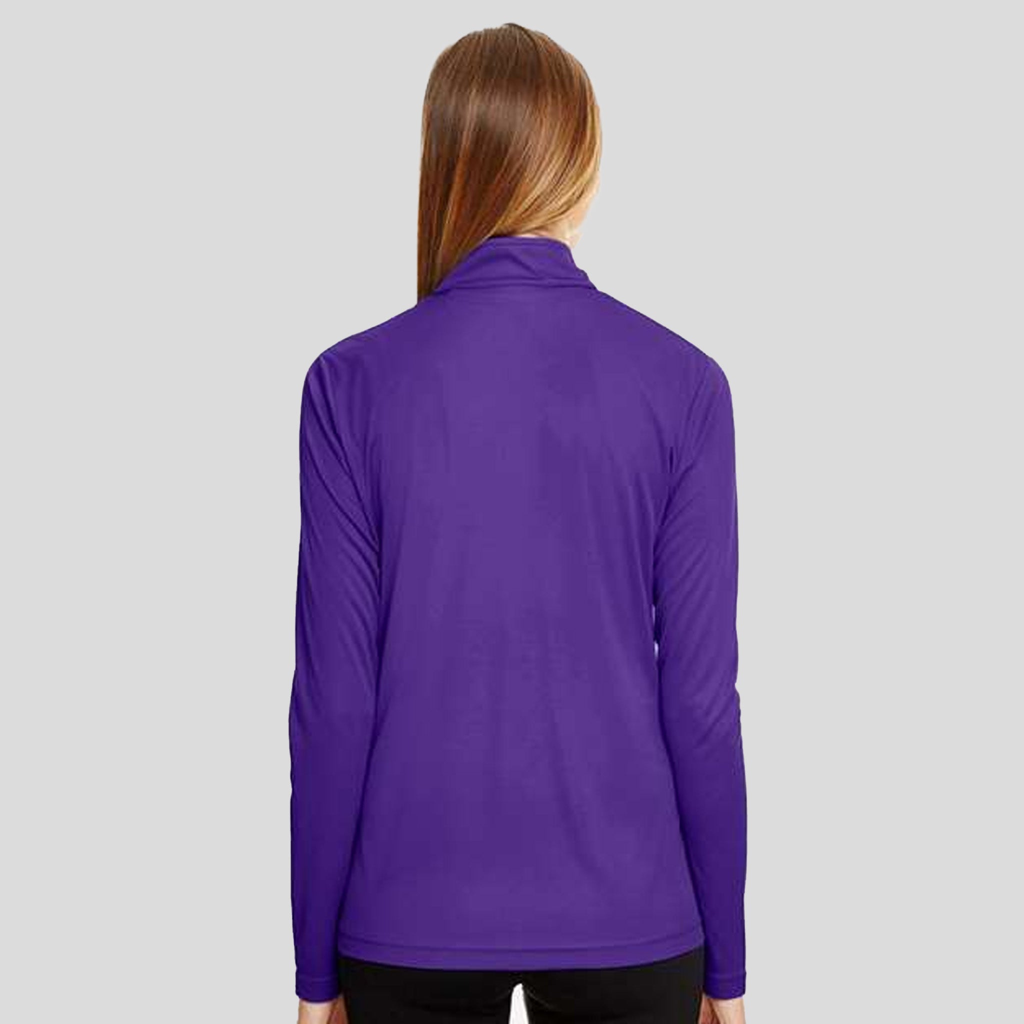 Women's Zone Performance Quarter-Zip Pullover | Sport Purple
