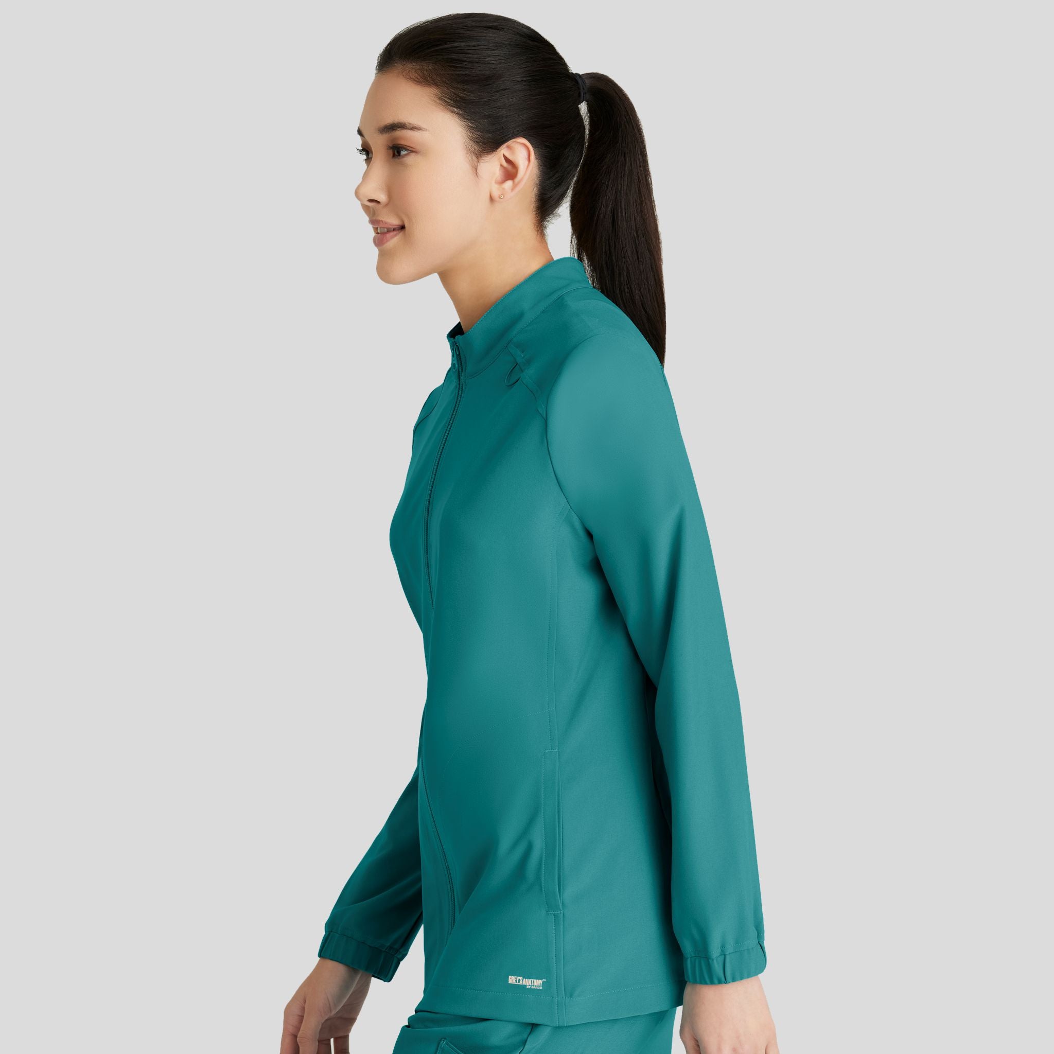 Virtue Warm-up Scrub Jacket | Teal