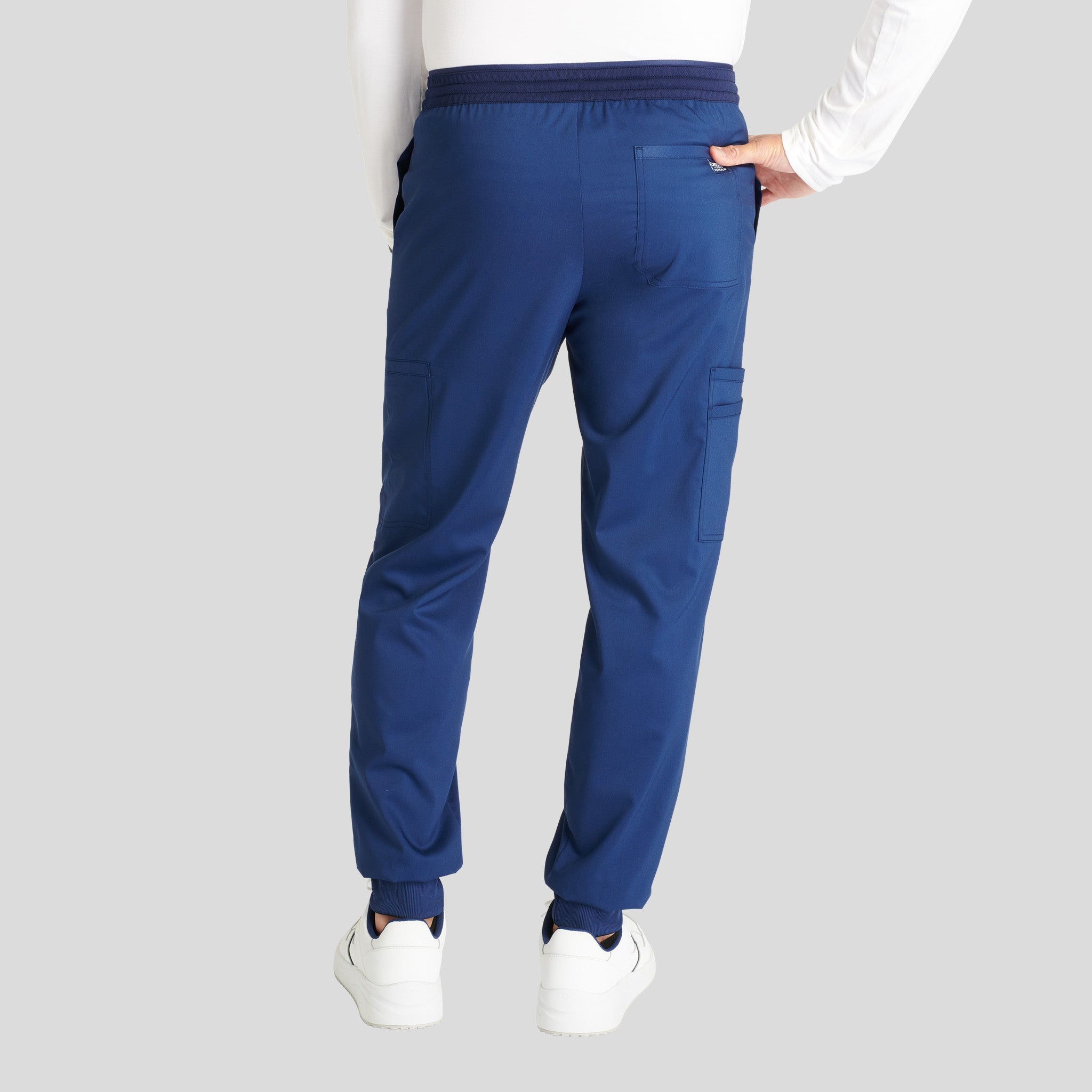 Men's Mesh Trim Jogger Scrub Pant | Navy