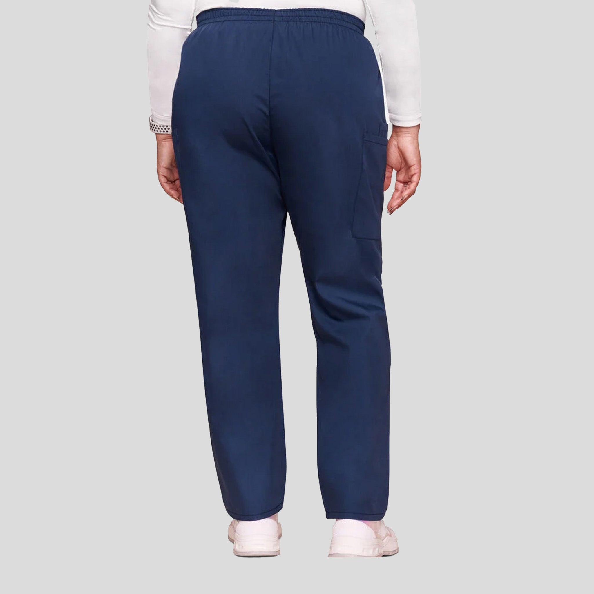 Elastic Waist Utility Scrub Pant | Navy