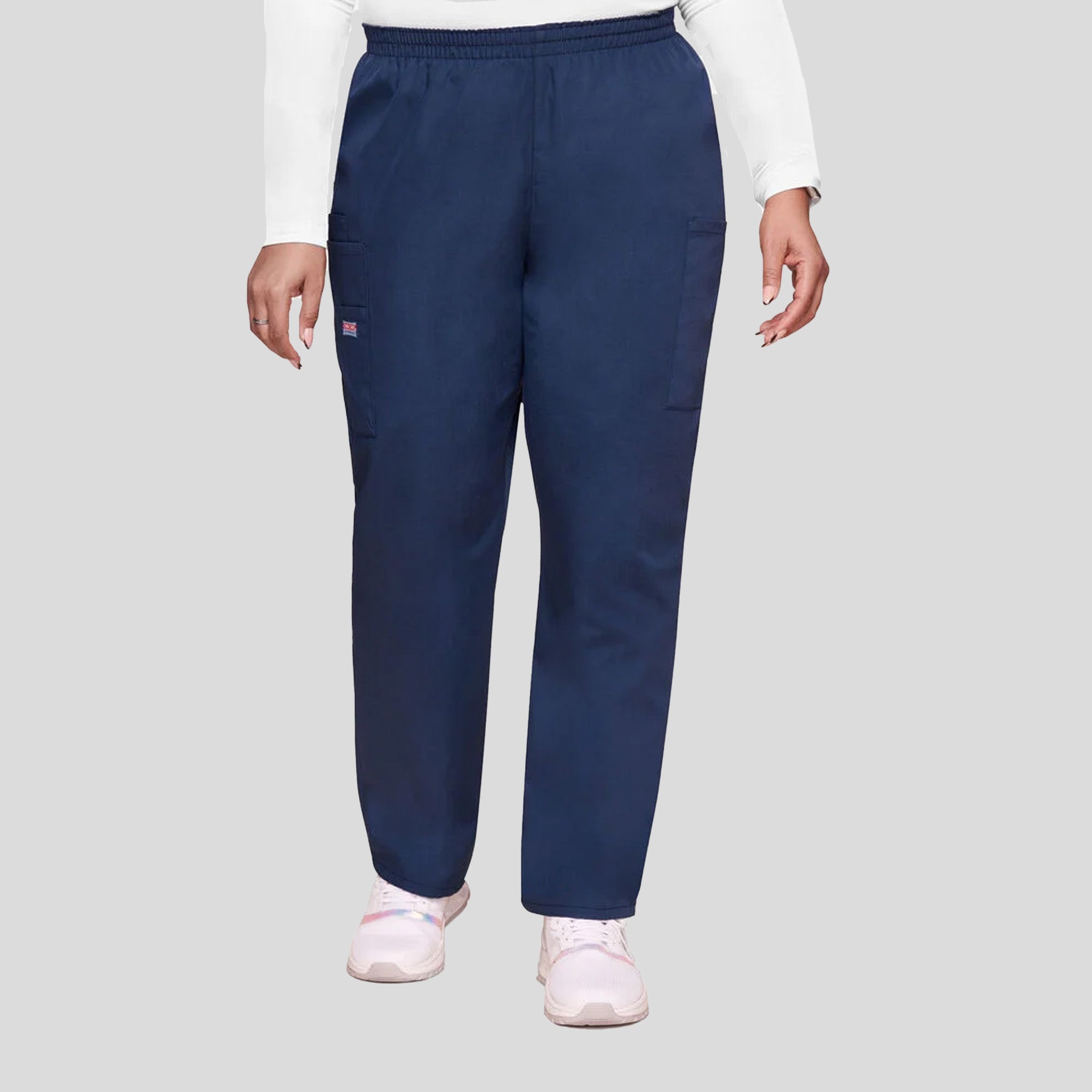 Elastic Waist Utility Scrub Pant | Navy