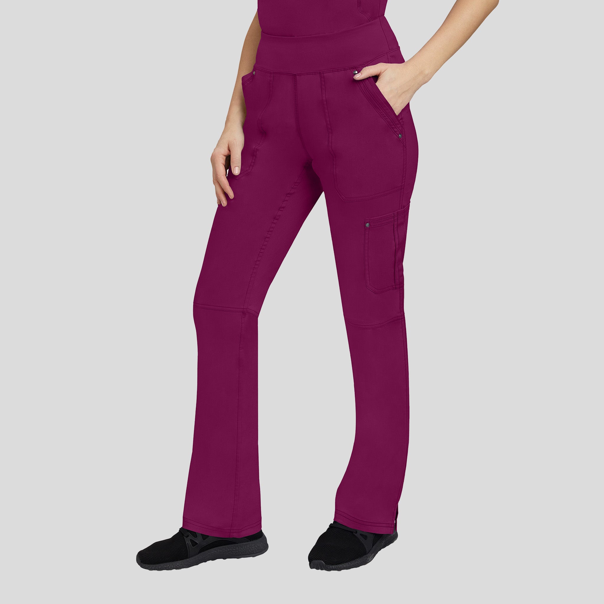 Tori Yoga Scrub Pant | Wine