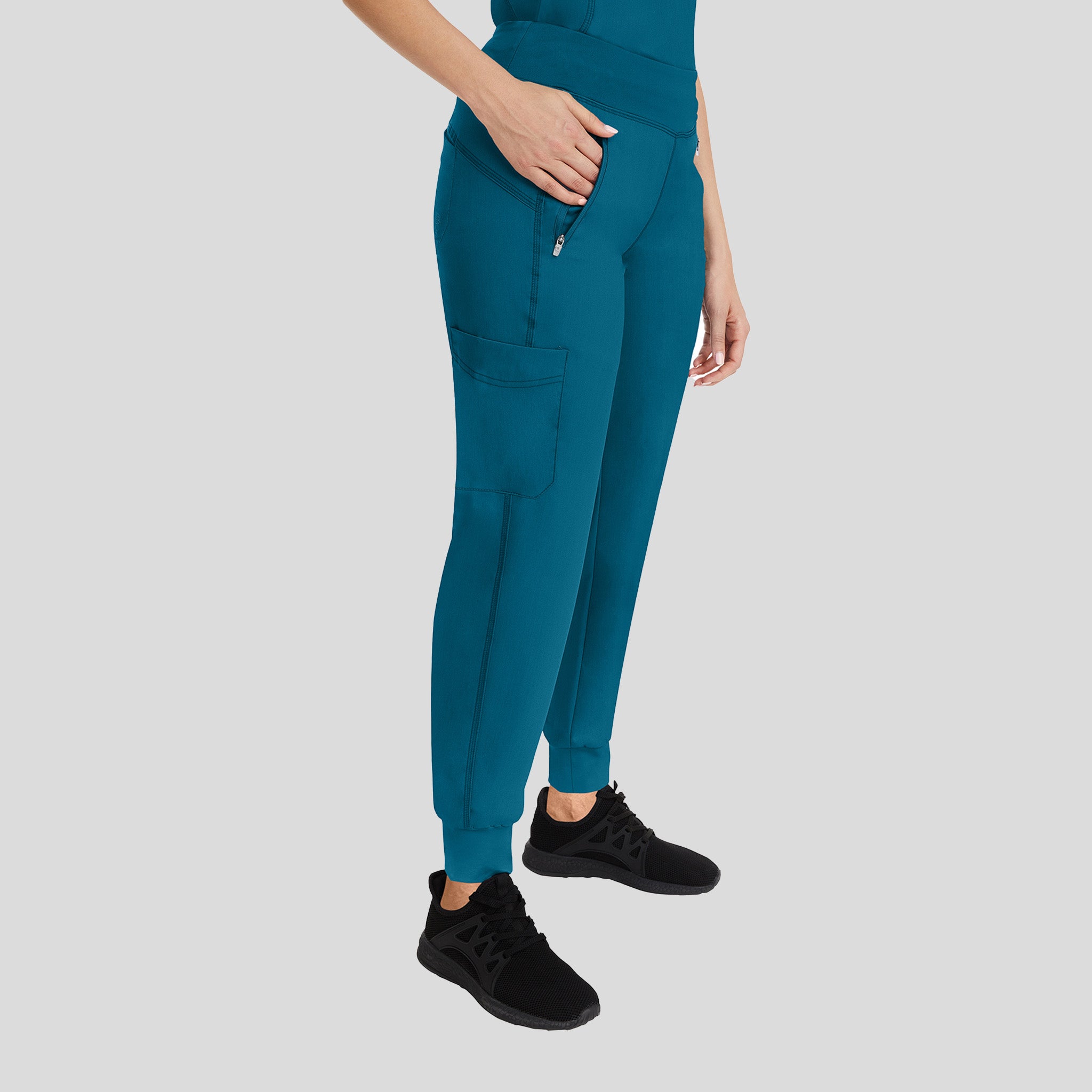 Tara Yoga Jogger Scrub Pant | Caribbean