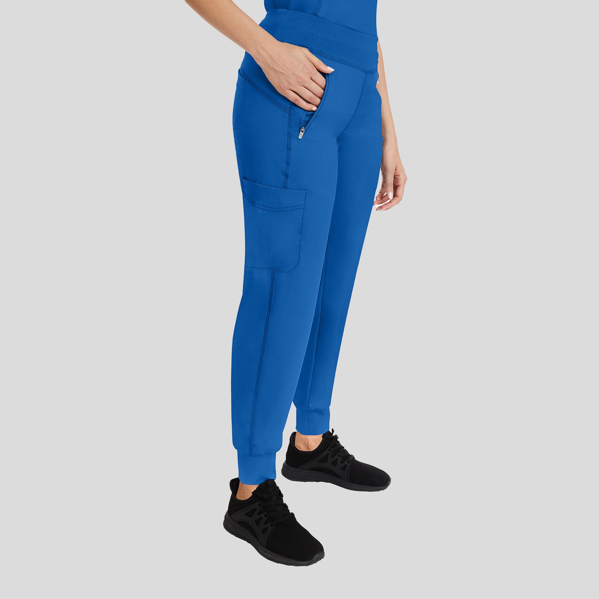 Tara Yoga Jogger Scrub Pant | Royal
