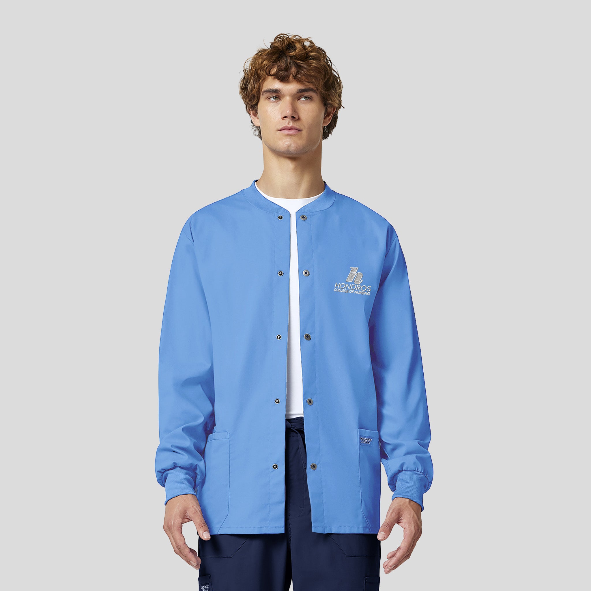 Hondros Men's Snap Front Warm-Up Jacket | Ciel