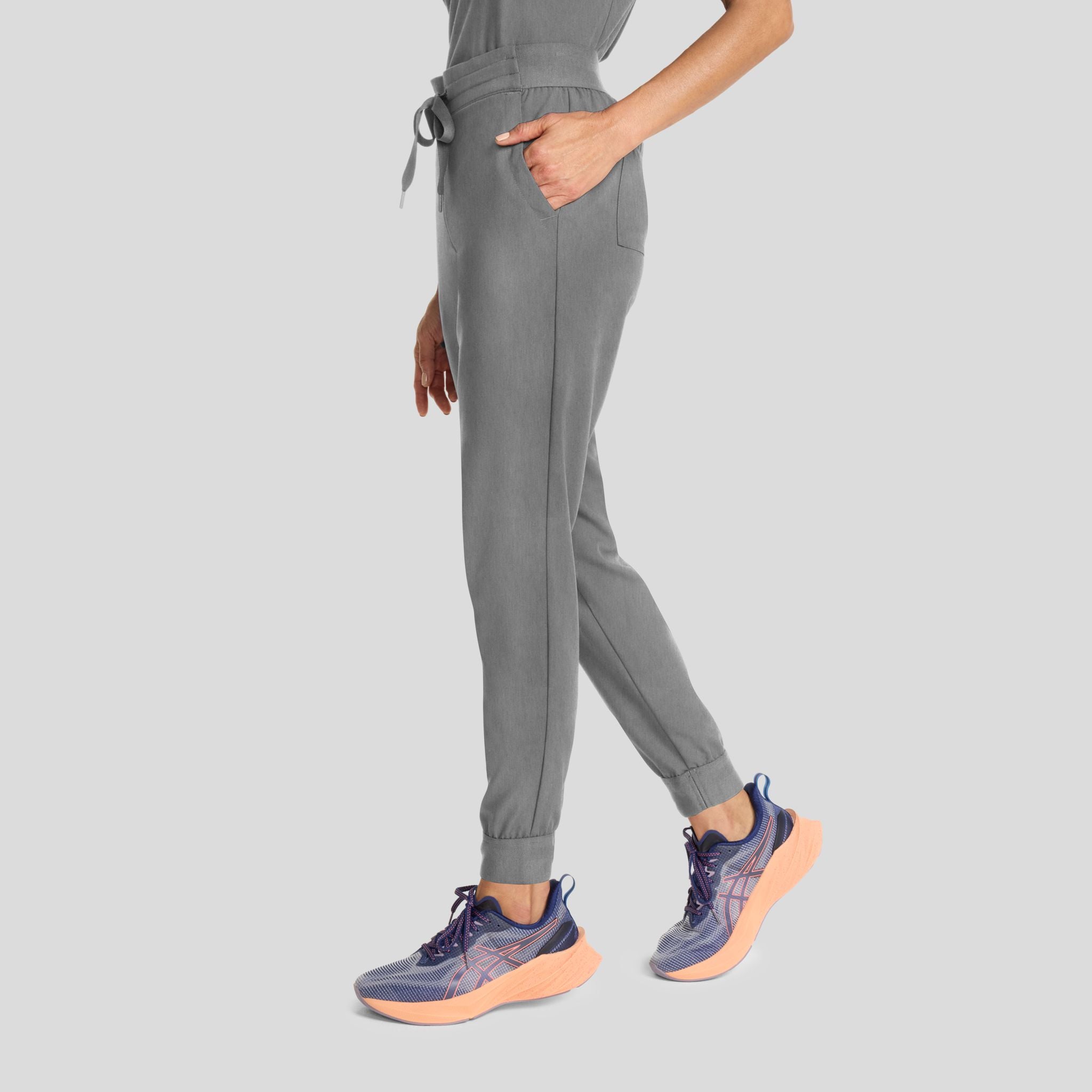 Women's Bekah Mid Rise Jogger | Heather Ash