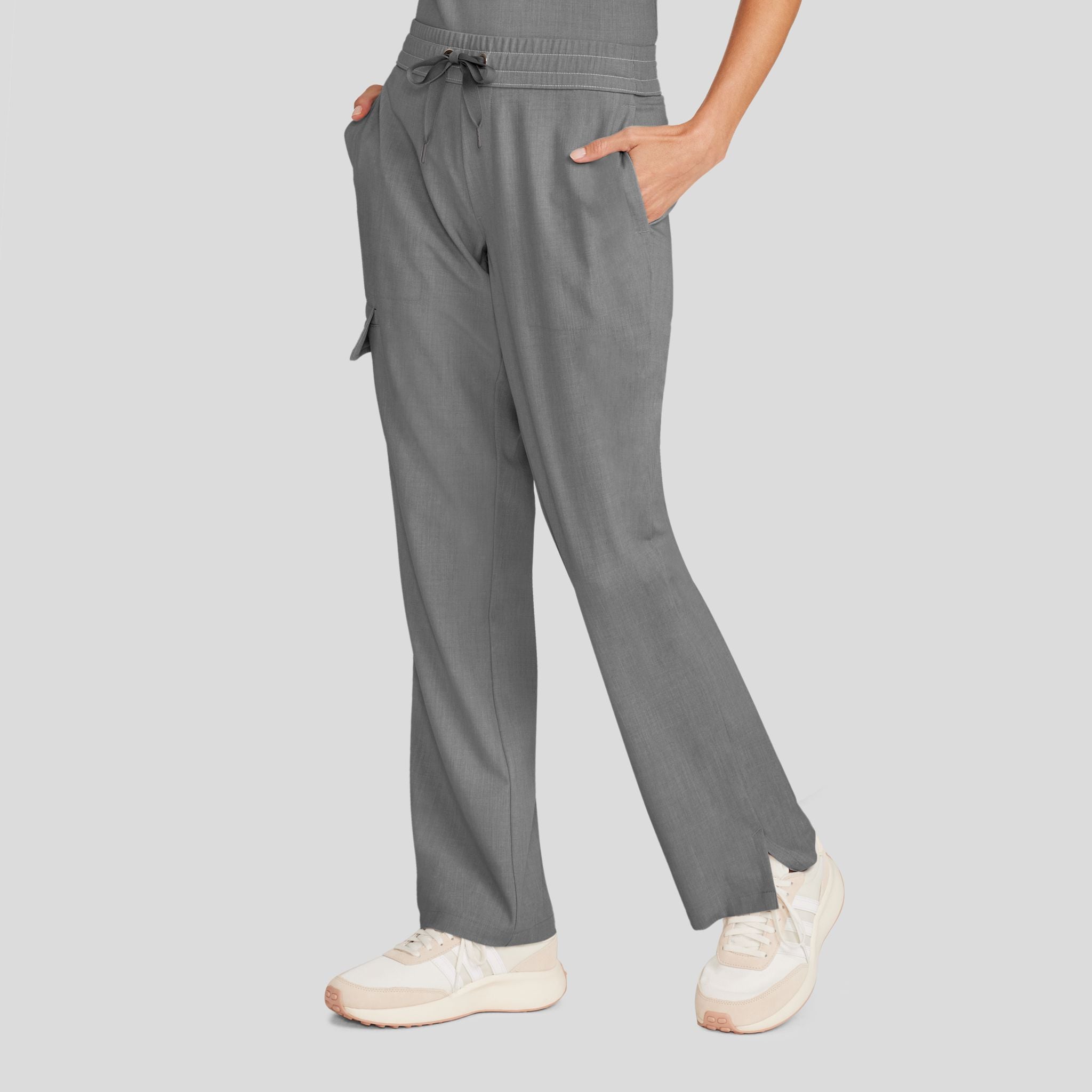Women's Brandy Straight Leg Scrub Pant | Heather Ash
