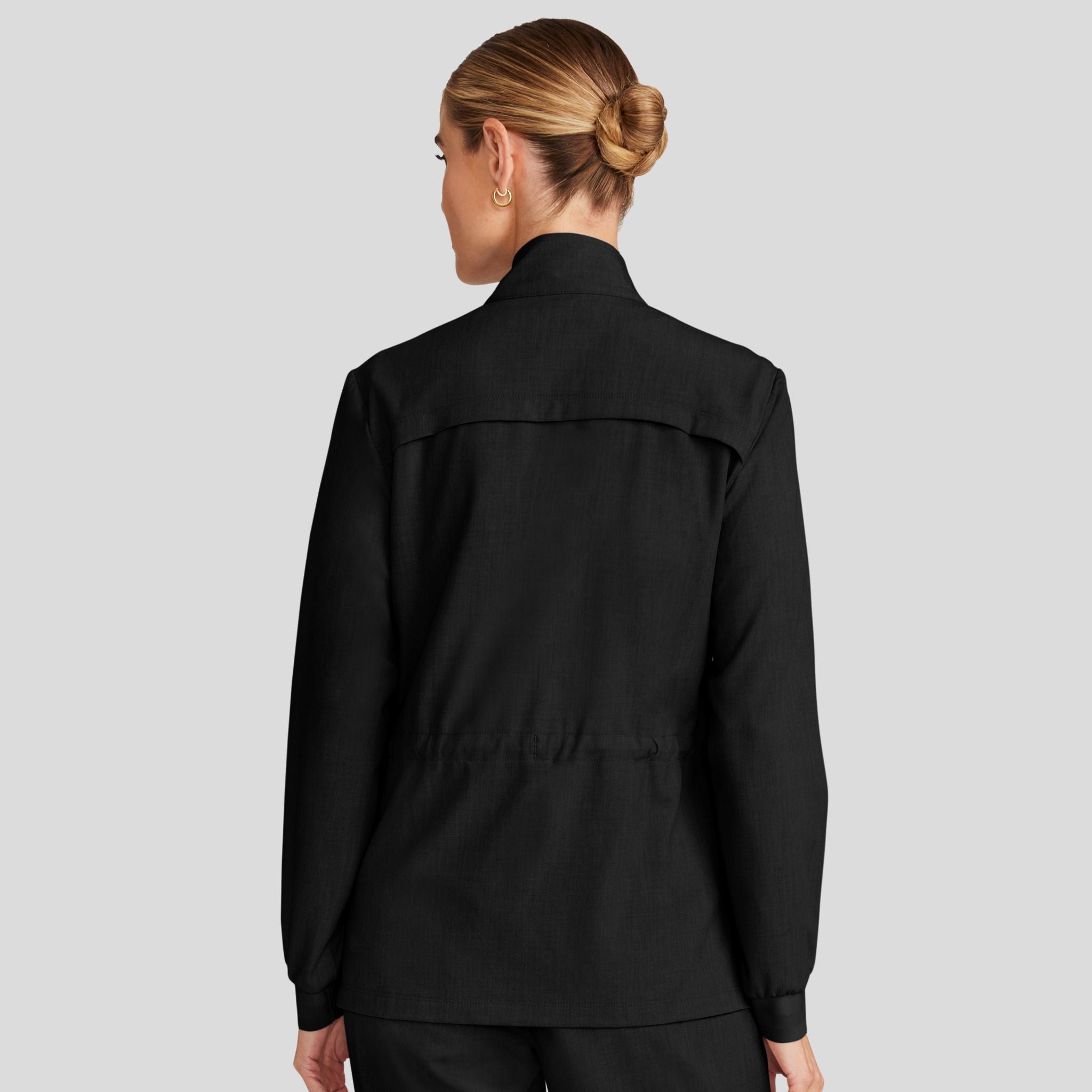 Women's Brooks Utility Scrub Jacket | Black
