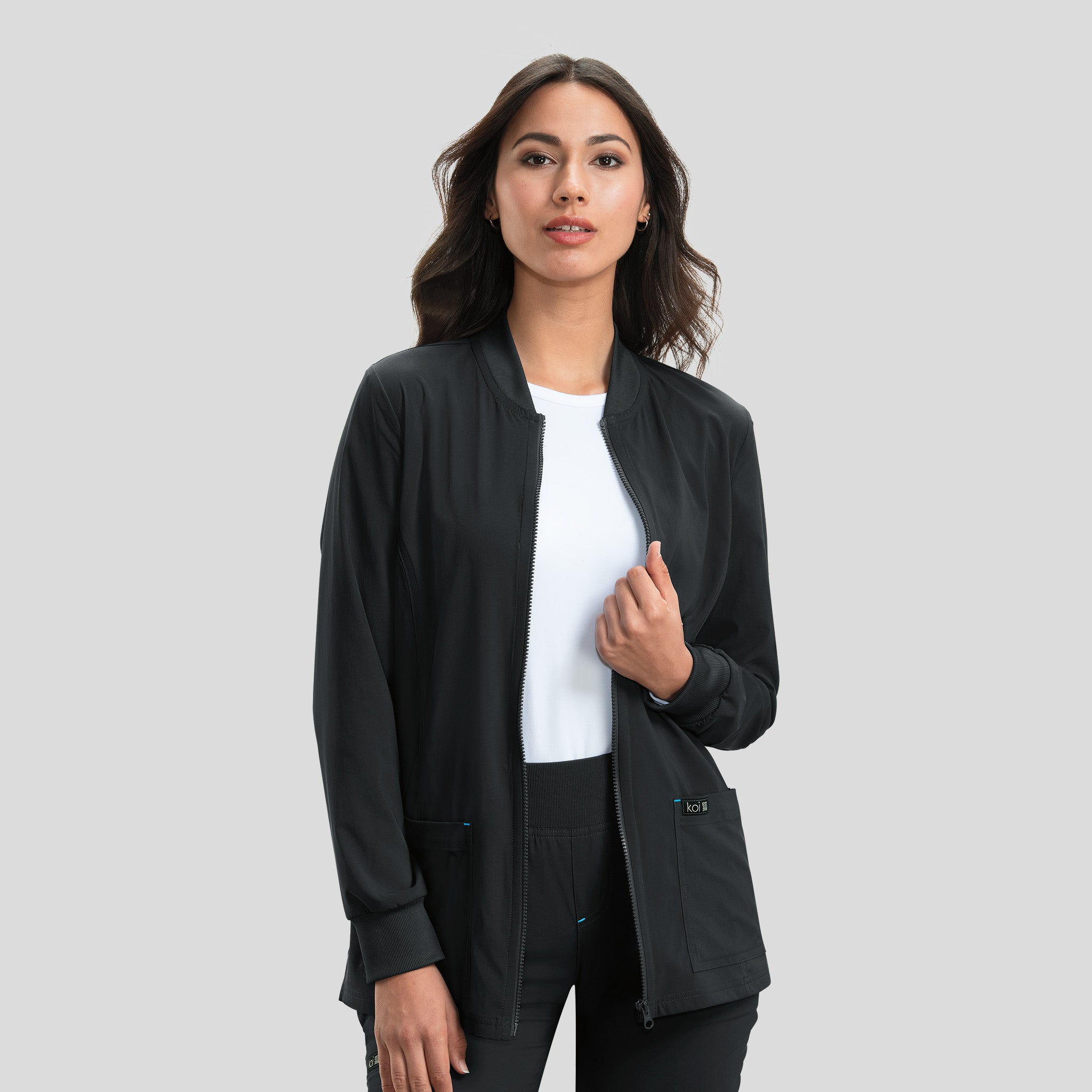 Andrea Women's 4-Pocket Stretch Jacket | Black
