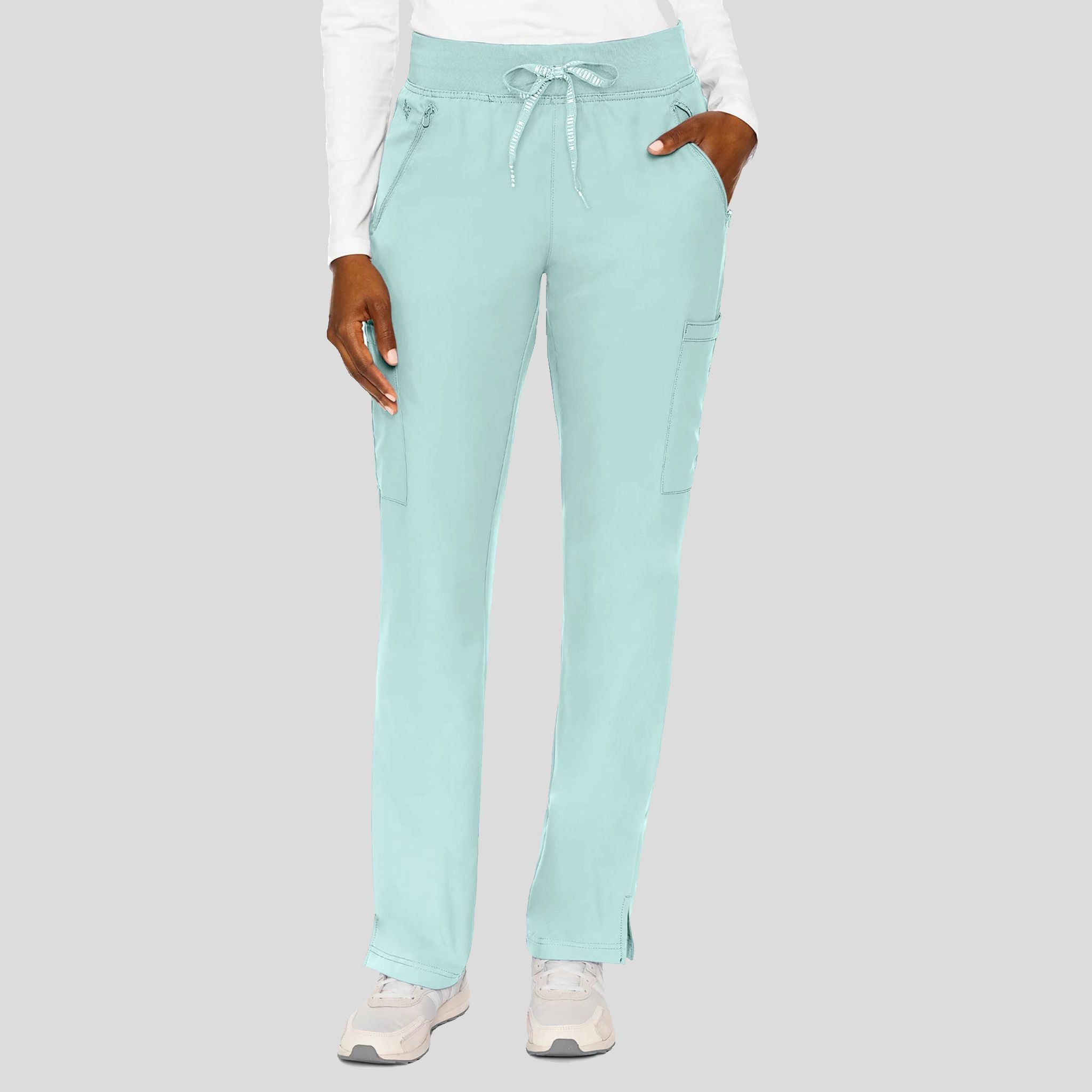 Zipper Pant | Arctic Aqua