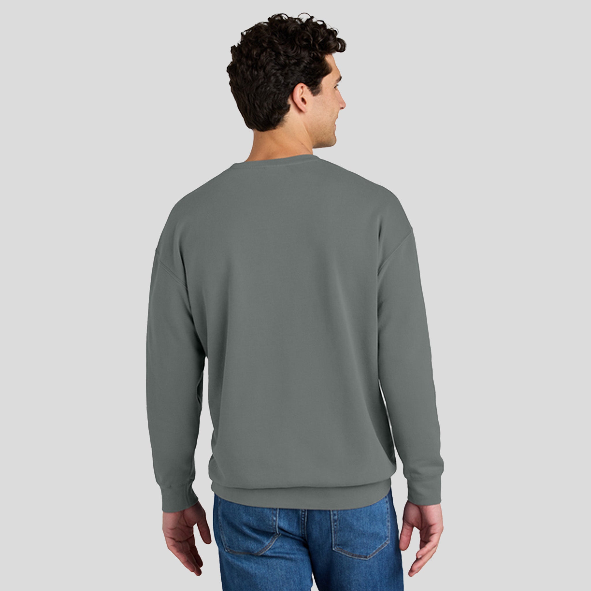 Lightweight Crewneck Sweatshirt | Grey