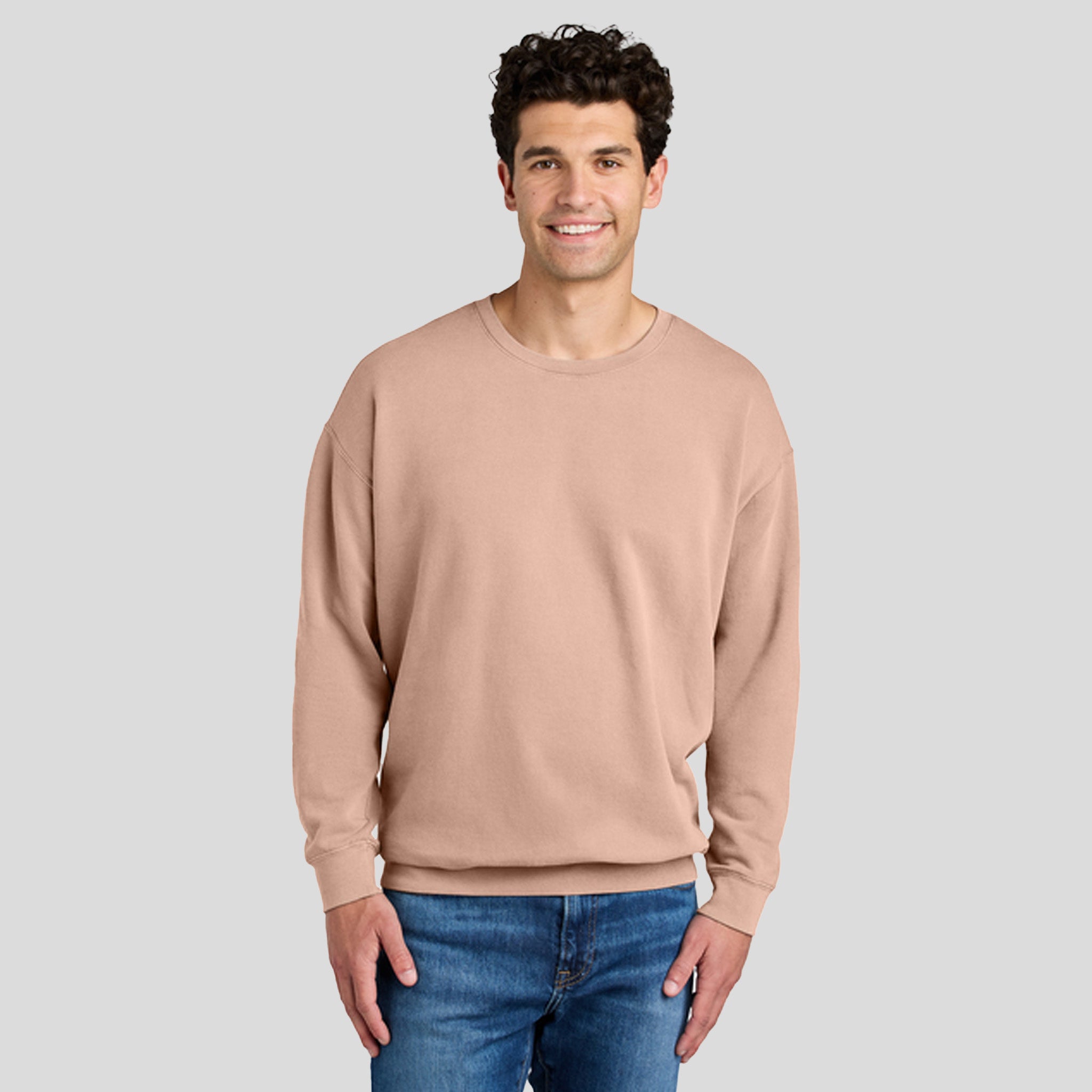 Lightweight Crewneck Sweatshirt | Peachy