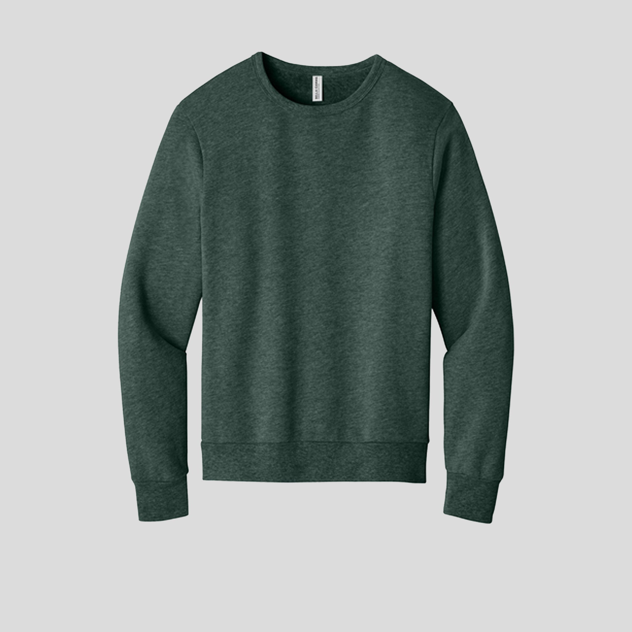 Unisex Sponge Fleece Classic Crewneck Sweatshirt | Heather Forest