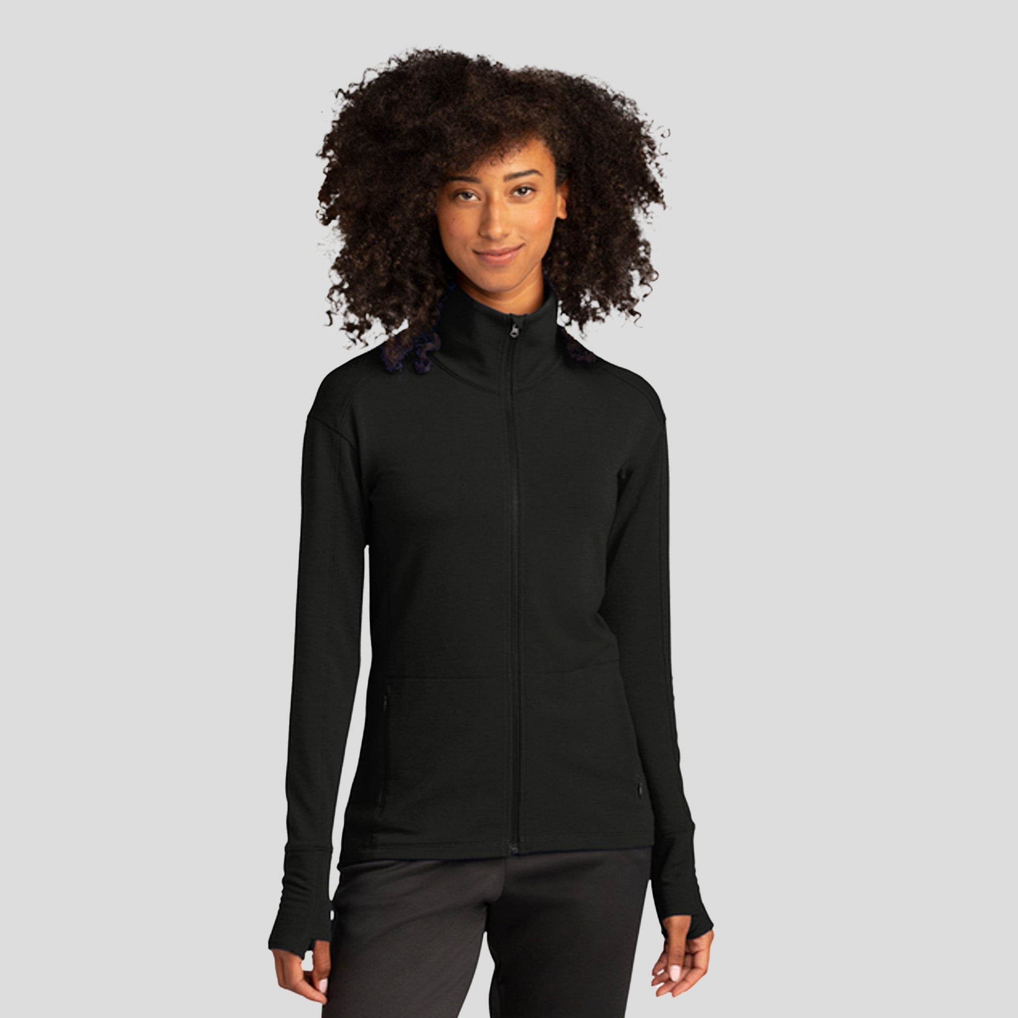 Women's Sport-Wick ® Flex Fleece Full-Zip | Black