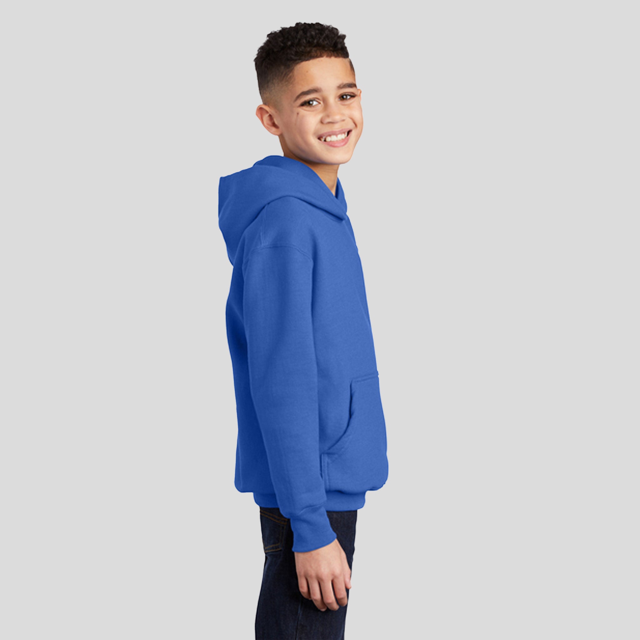 Youth Core Fleece Pullover Hooded Sweatshirt | Royal
