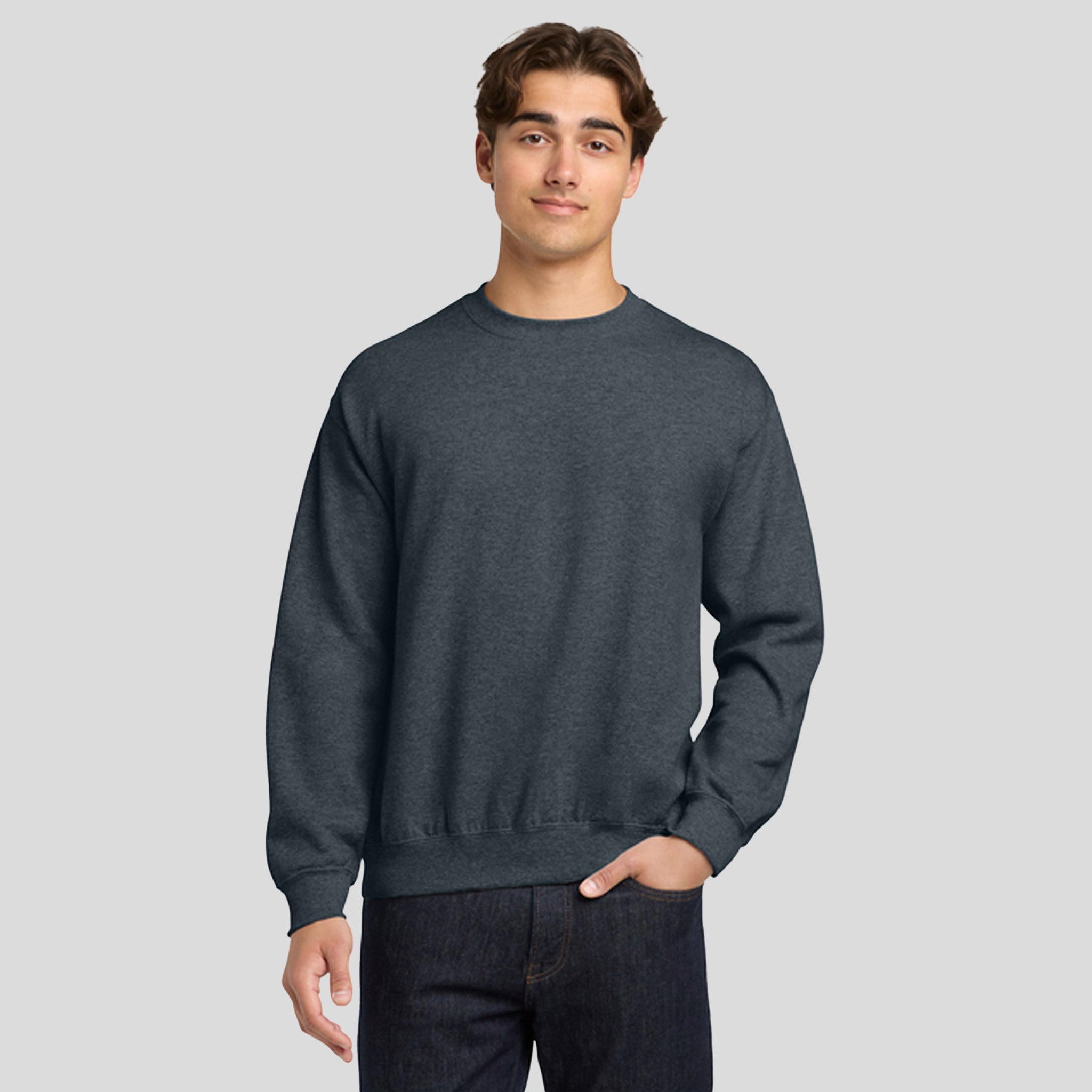 Heavy Blend™ Crewneck Sweatshirt | Dark Heather