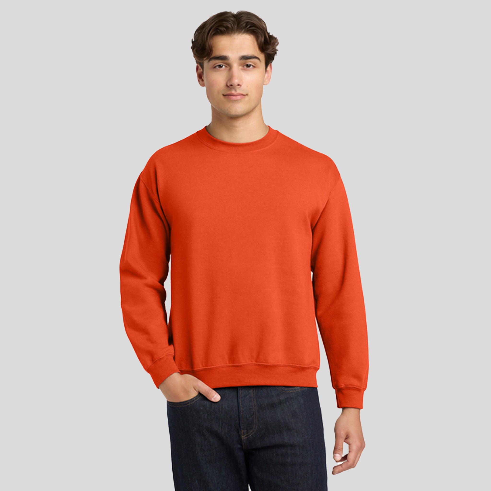 Heavy Blend™ Crewneck Sweatshirt | Orange