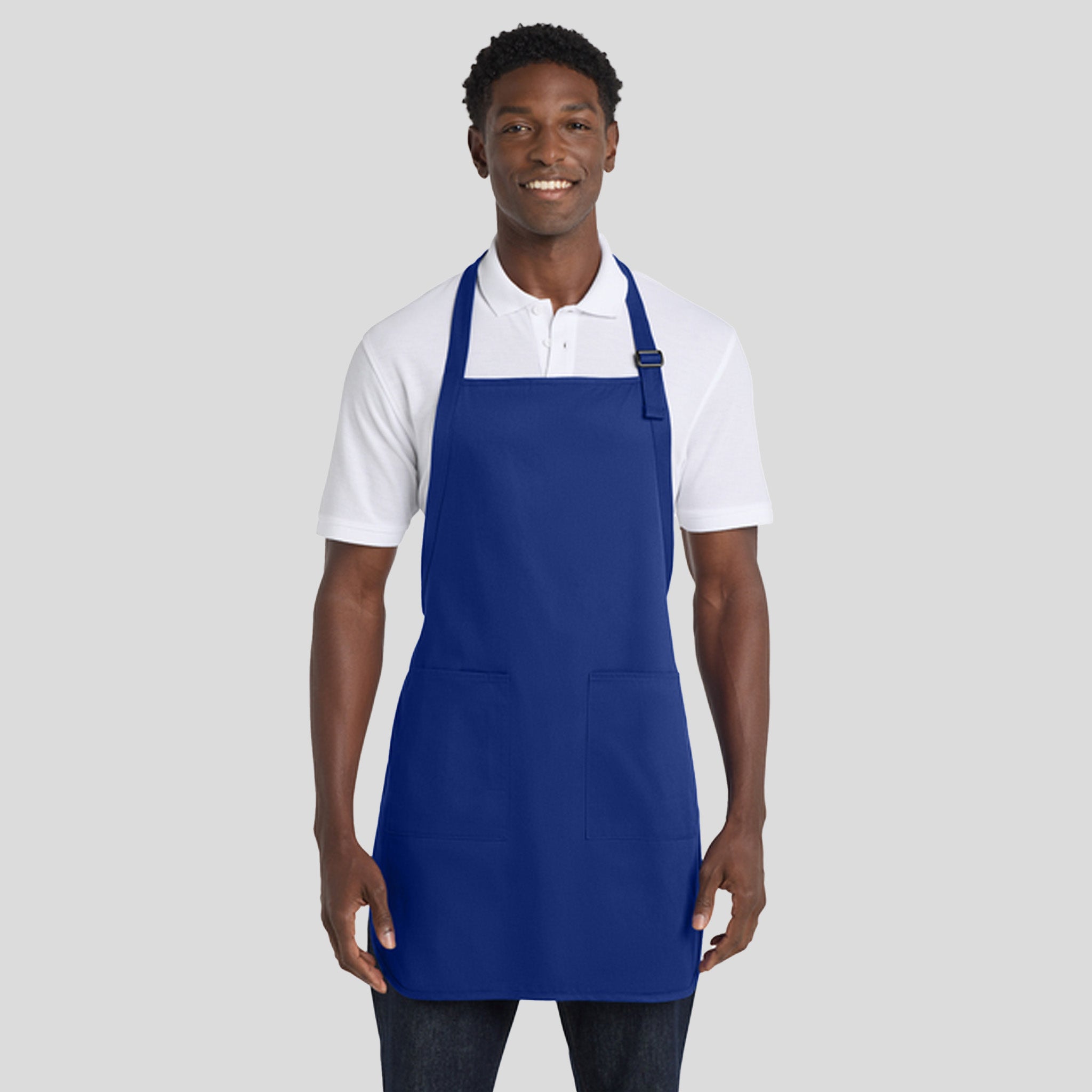 Full-Length Apron with Pockets | Royal