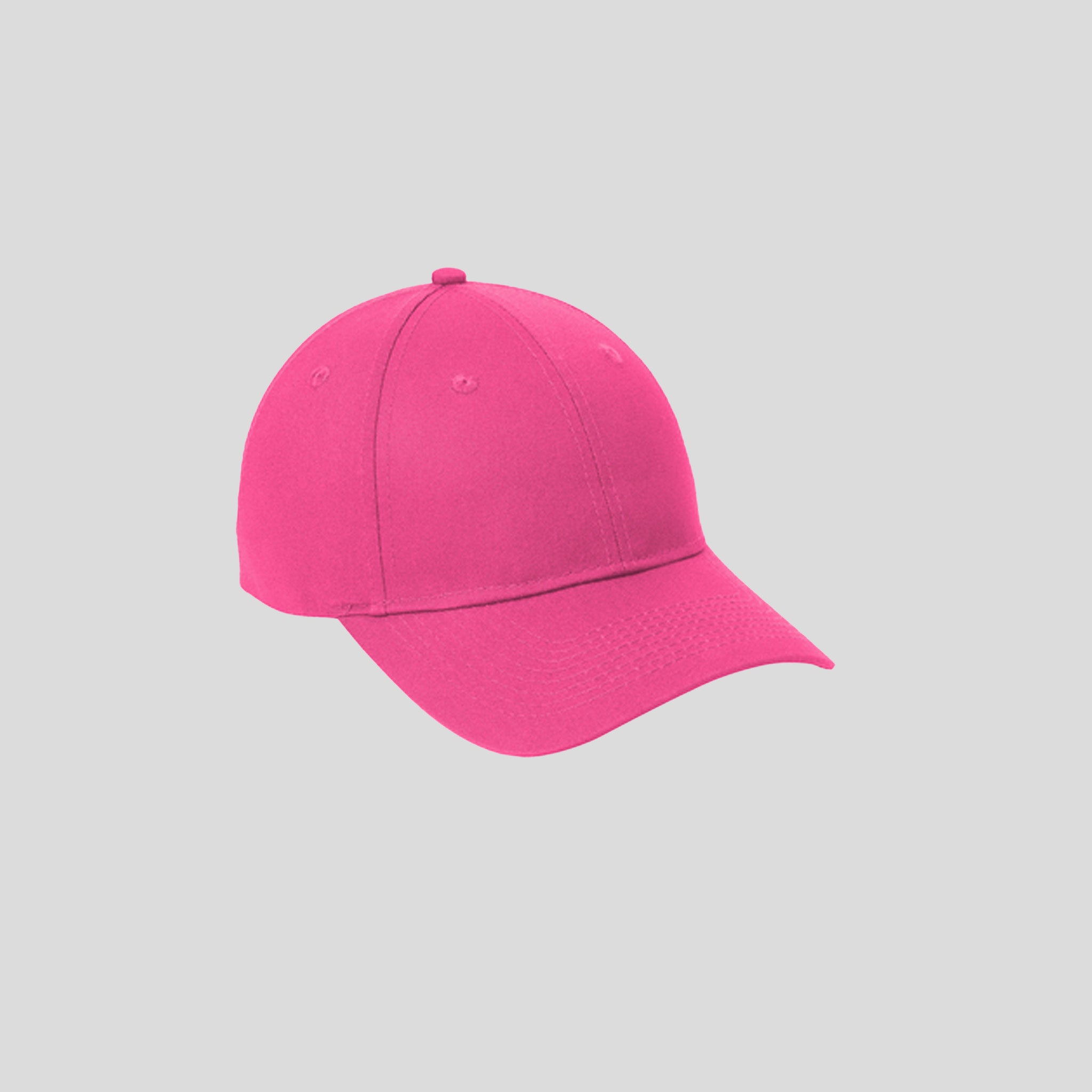 Six-Panel Twill Cap | Neon Pink