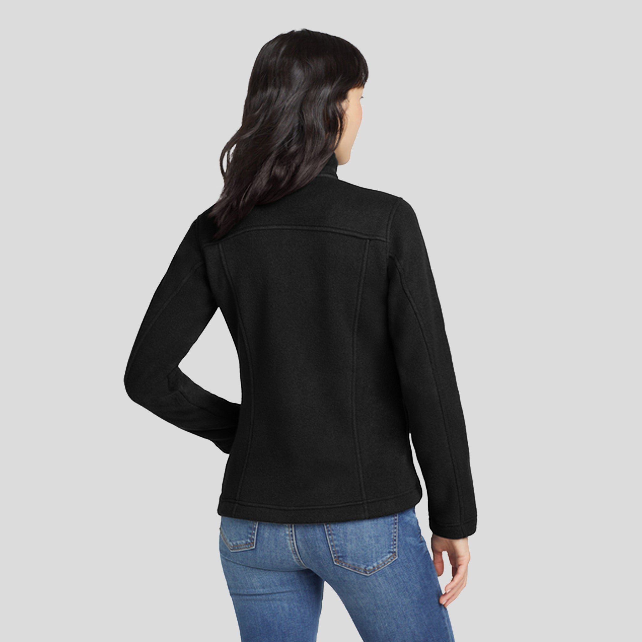 Women's Full-Zip Fleece Jacket | Black