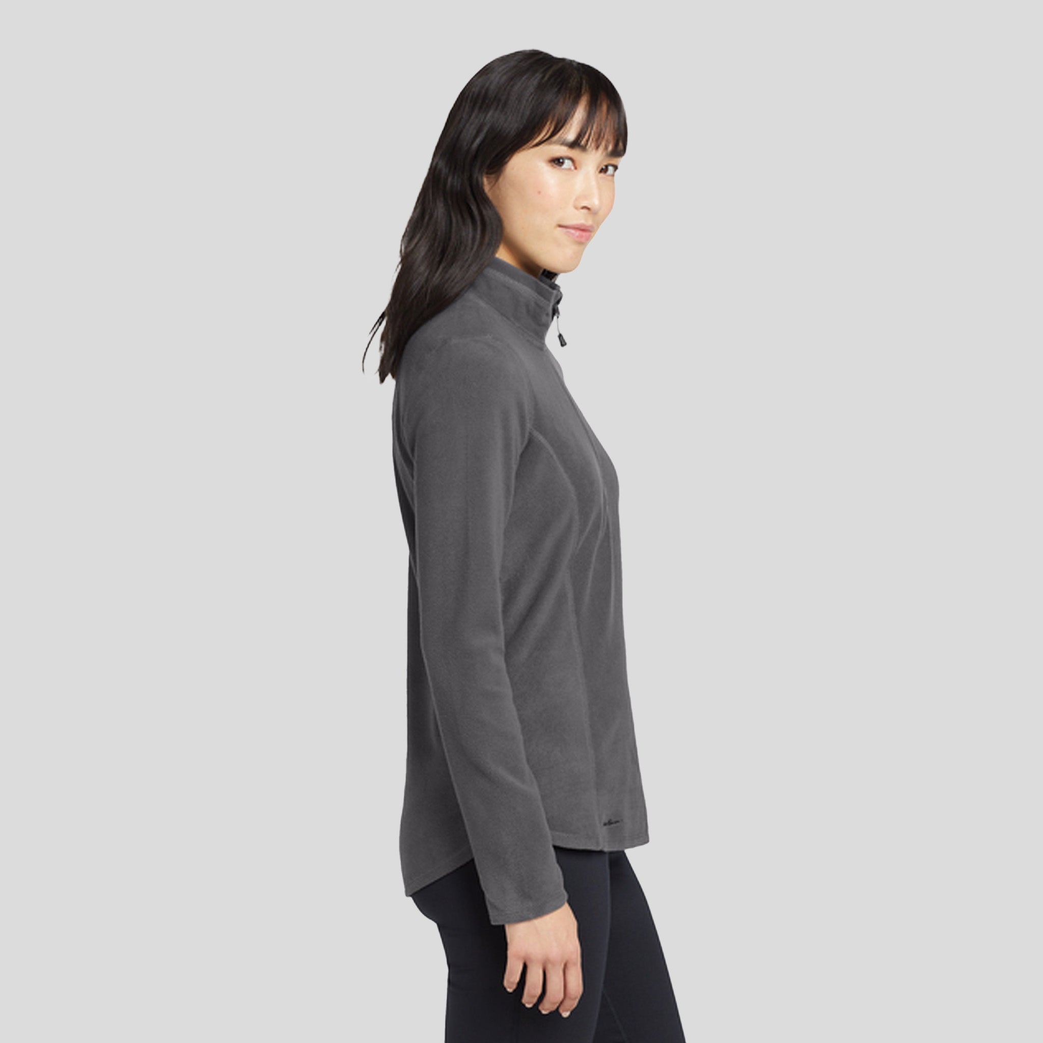 Women's 1/2-Zip Microfleece Jacket | Grey Steel