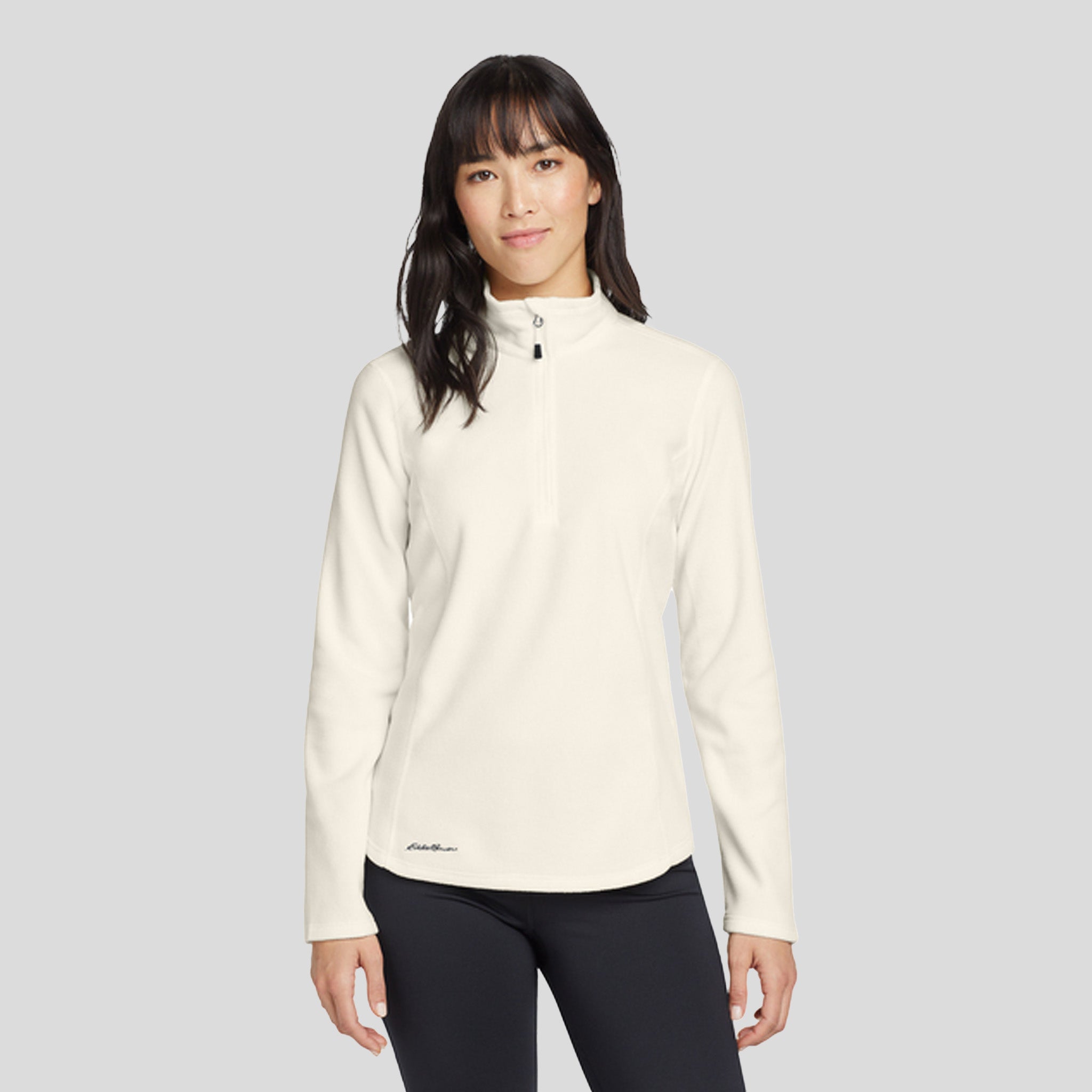 Women's 1/2-Zip Microfleece Jacket | Ivory