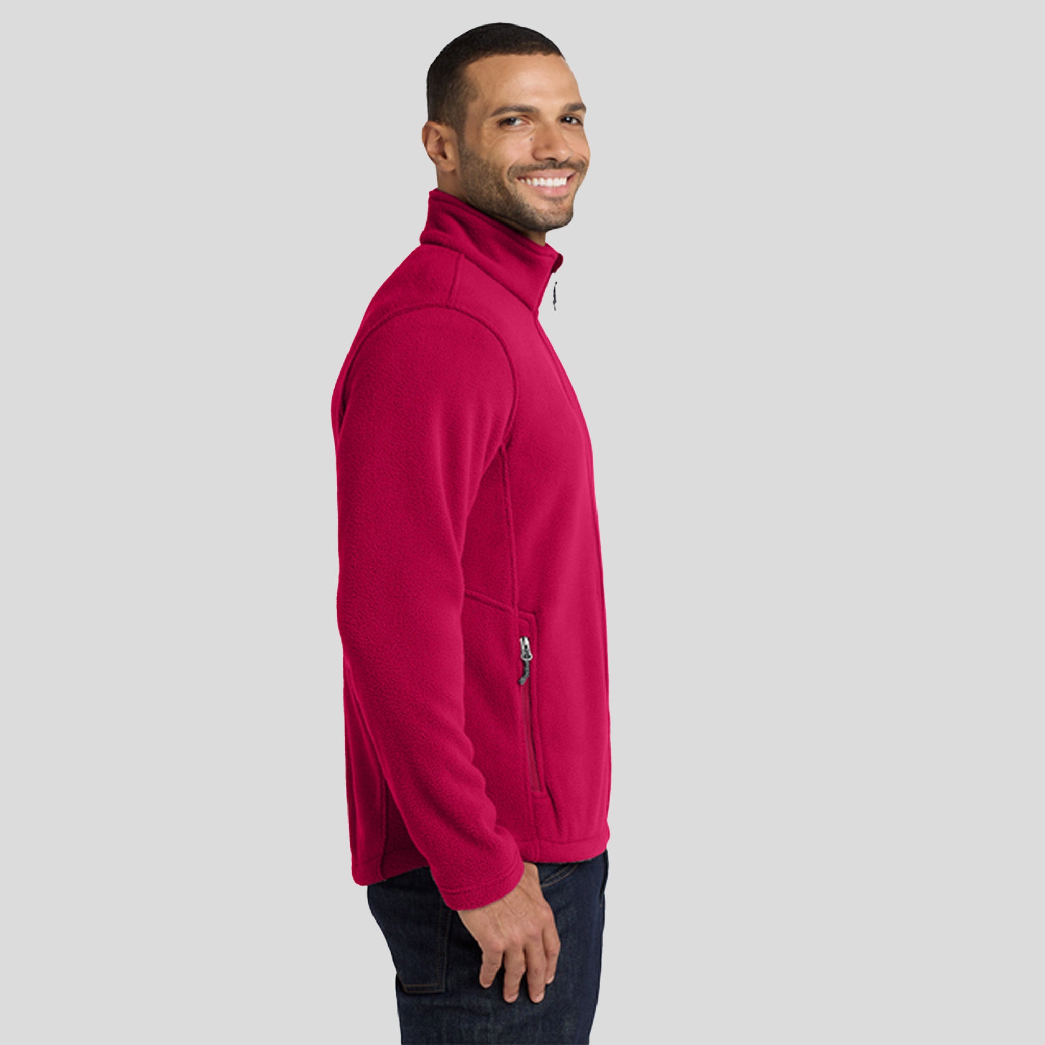 Value Fleece Jacket | Red