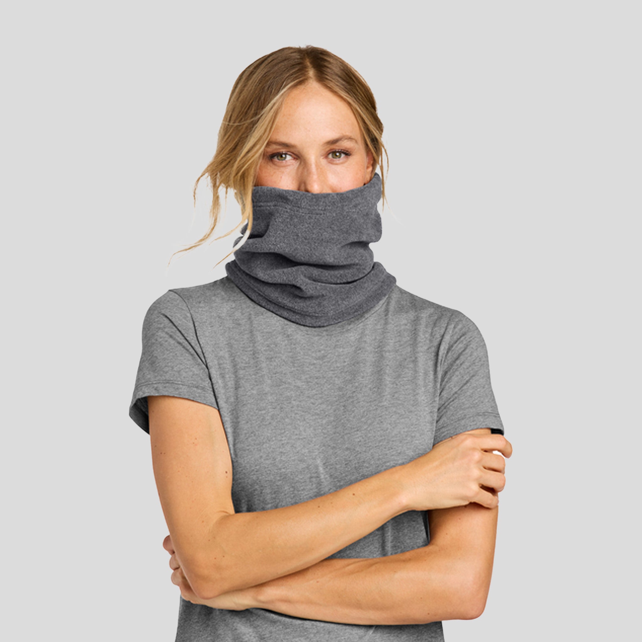 Fleece Neck Gaiter | Midnight Heather