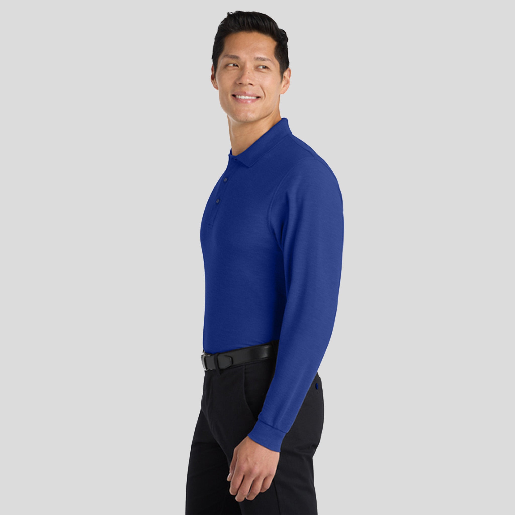 Silk Touch™ Long Sleeve Polo | Royal