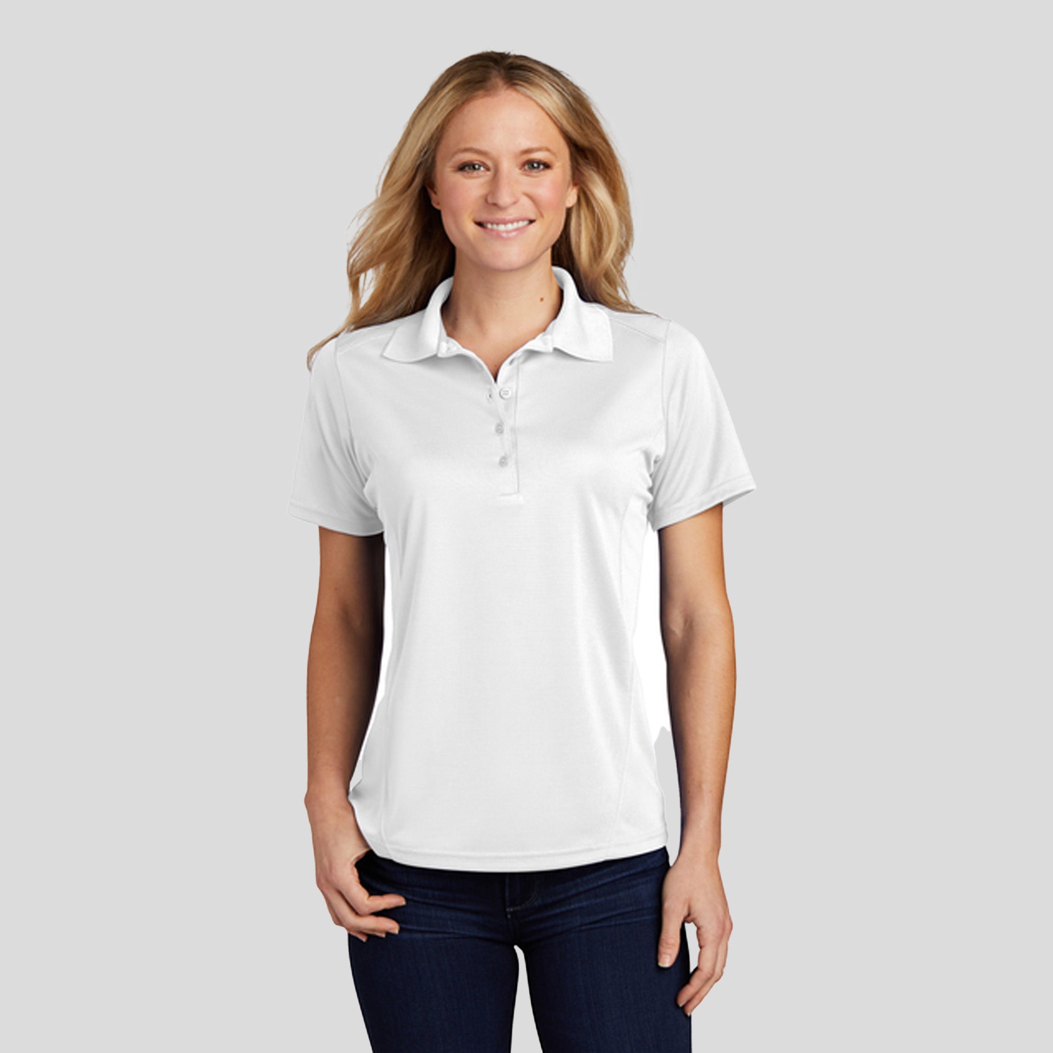 Women's Dry Zone® Raglan Accent Polo | White