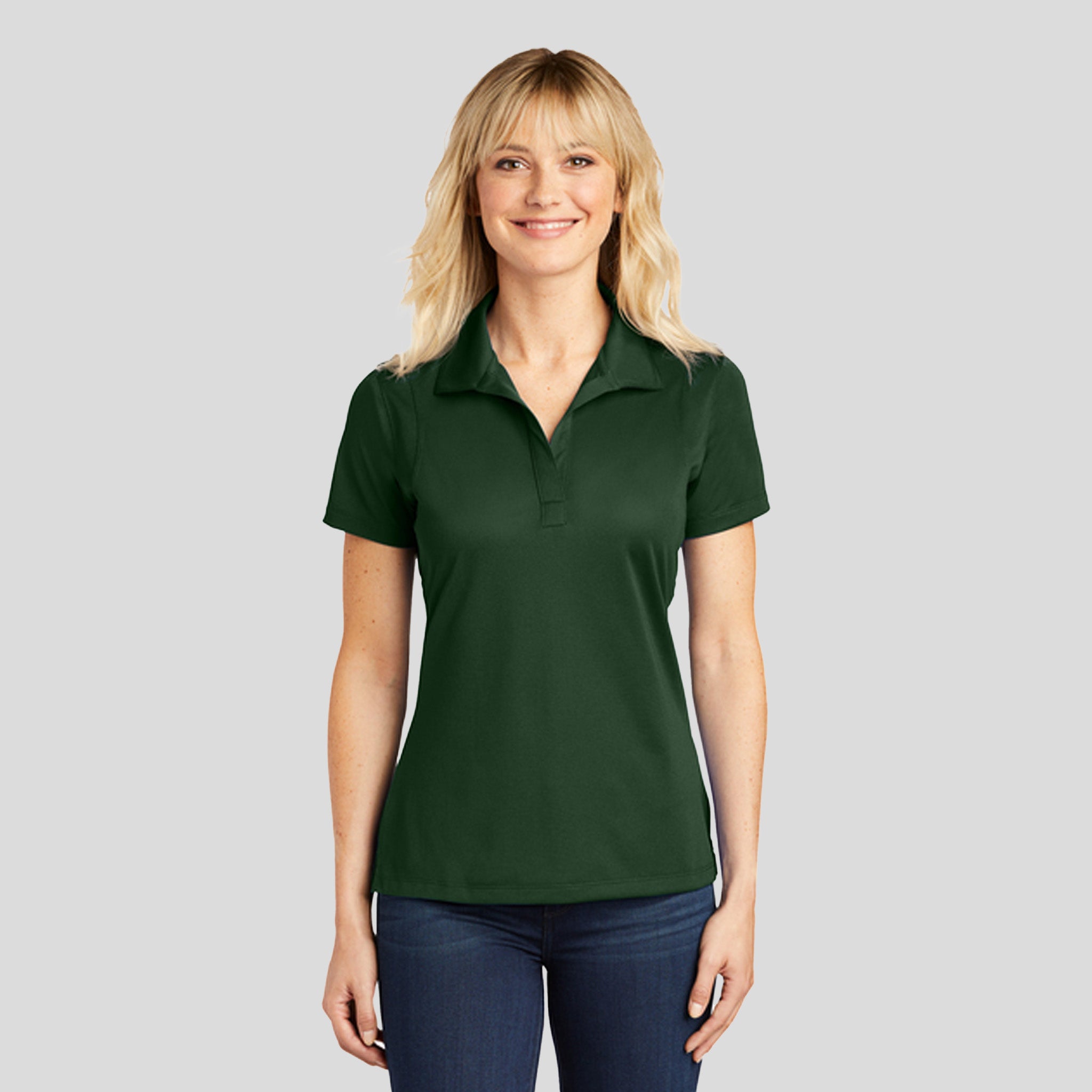 Women's Micropique Sport-Wick® Polo | Forest Green