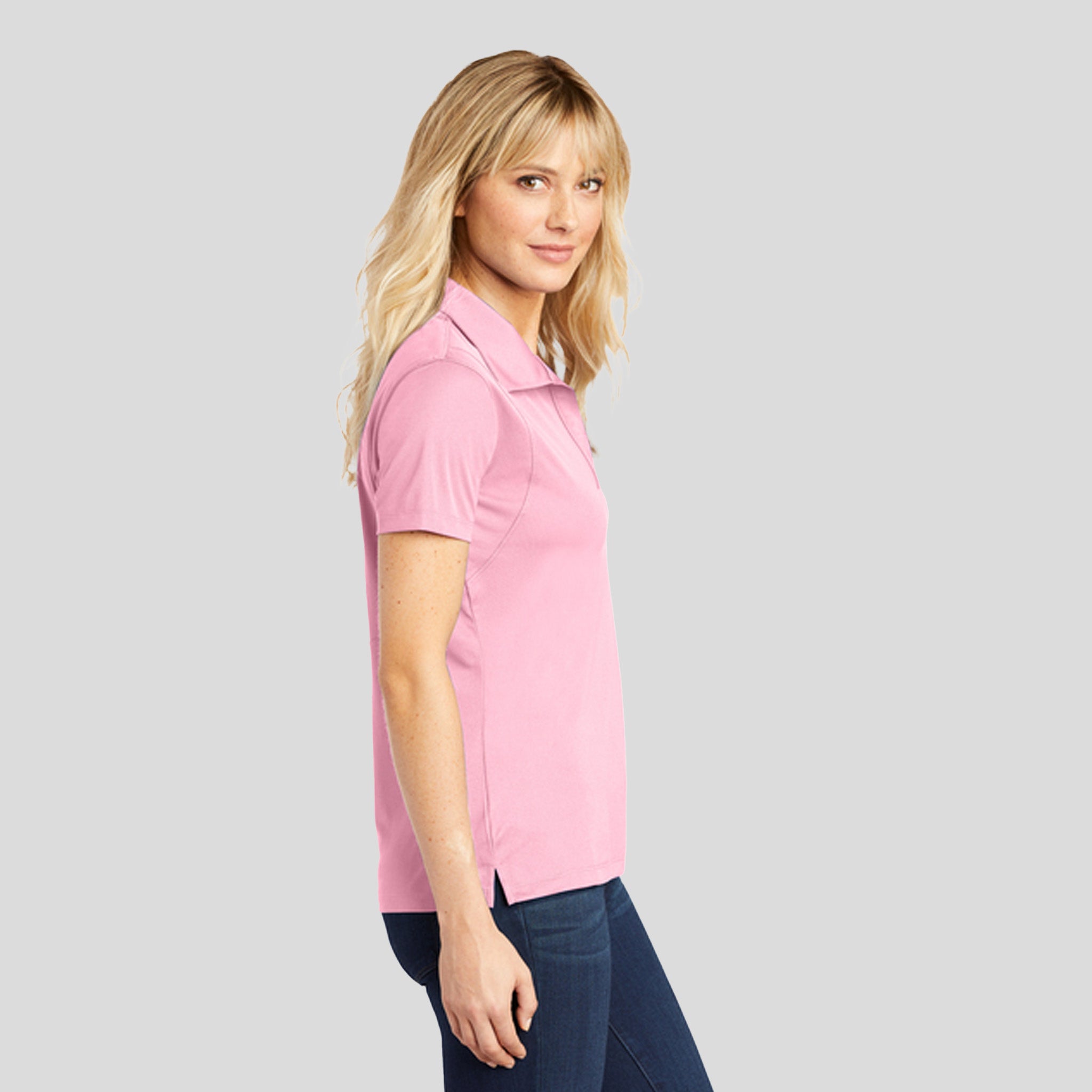 Women's Micropique Sport-Wick® Polo | Light Pink