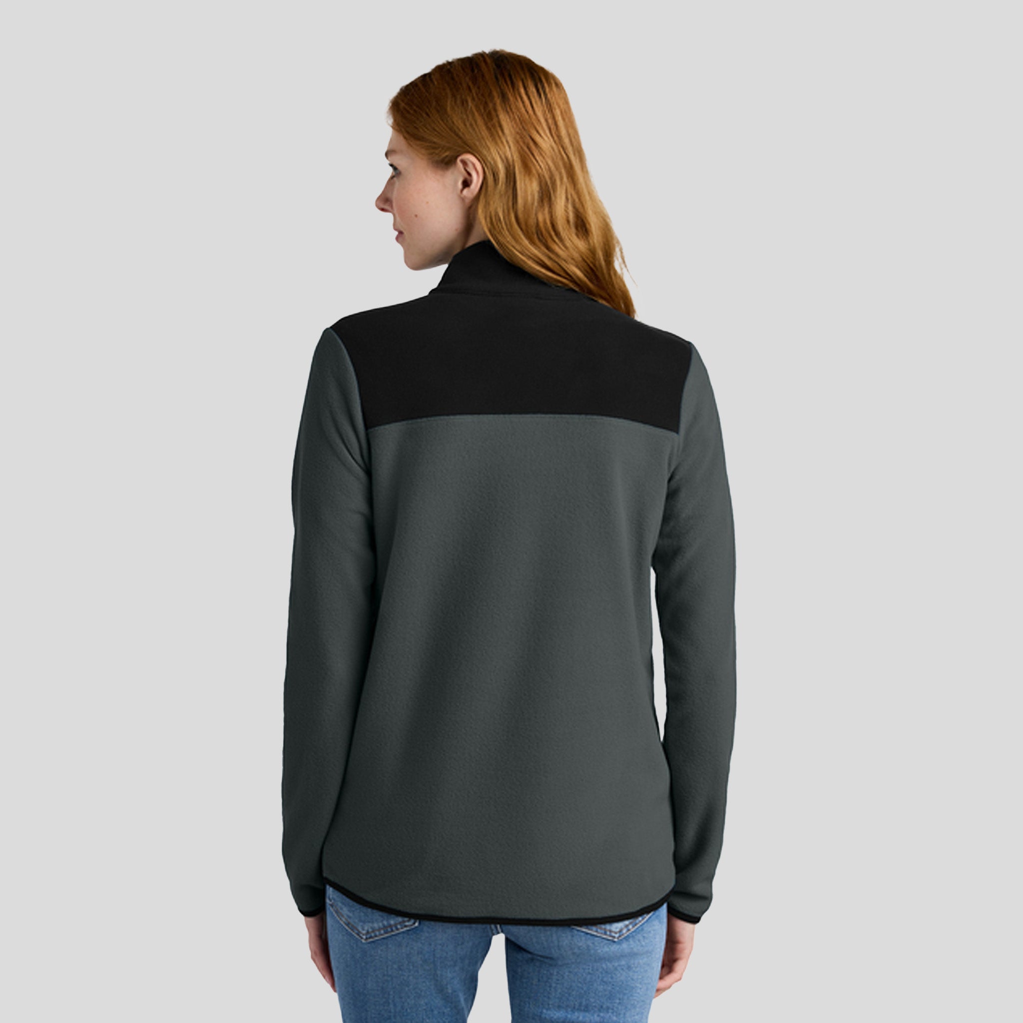 Women's Glacier 1/4-Zip Fleece | Asphalt Grey/TNF Black