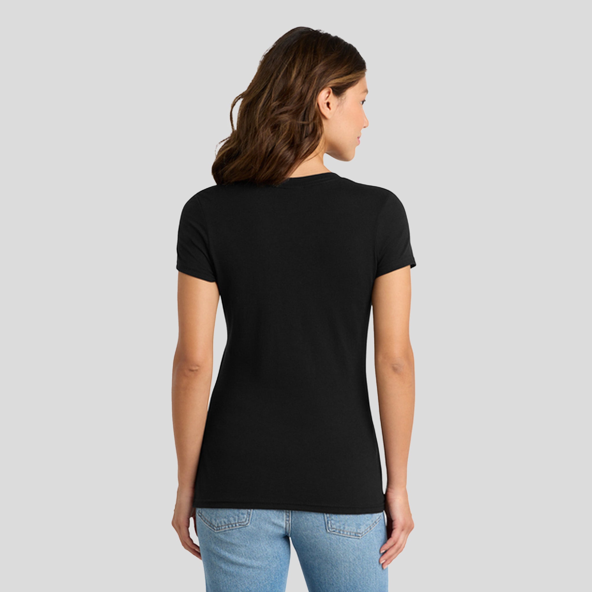 Women's Tri-Blend V-Neck Tee | Black