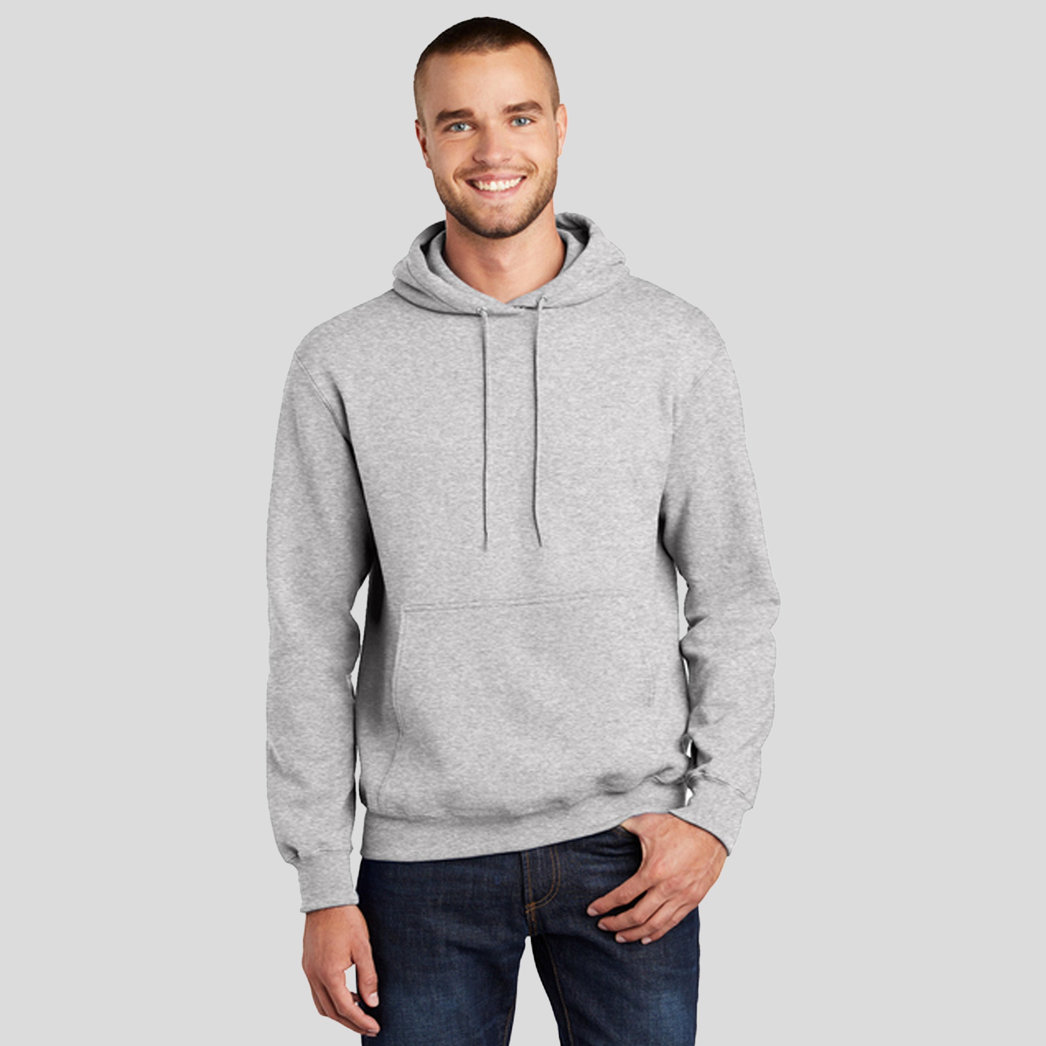 Core Fleece Pullover Hooded Sweatshirt | Ash