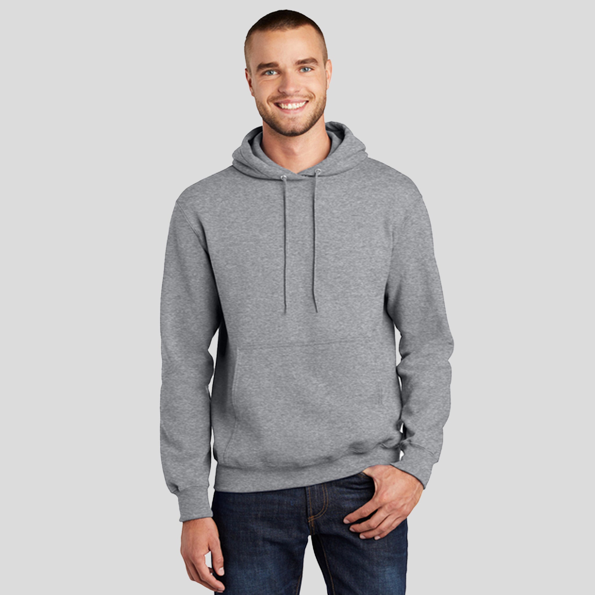Tall Essential Fleece Pullover Hooded Sweatshirt | Athletic Heather