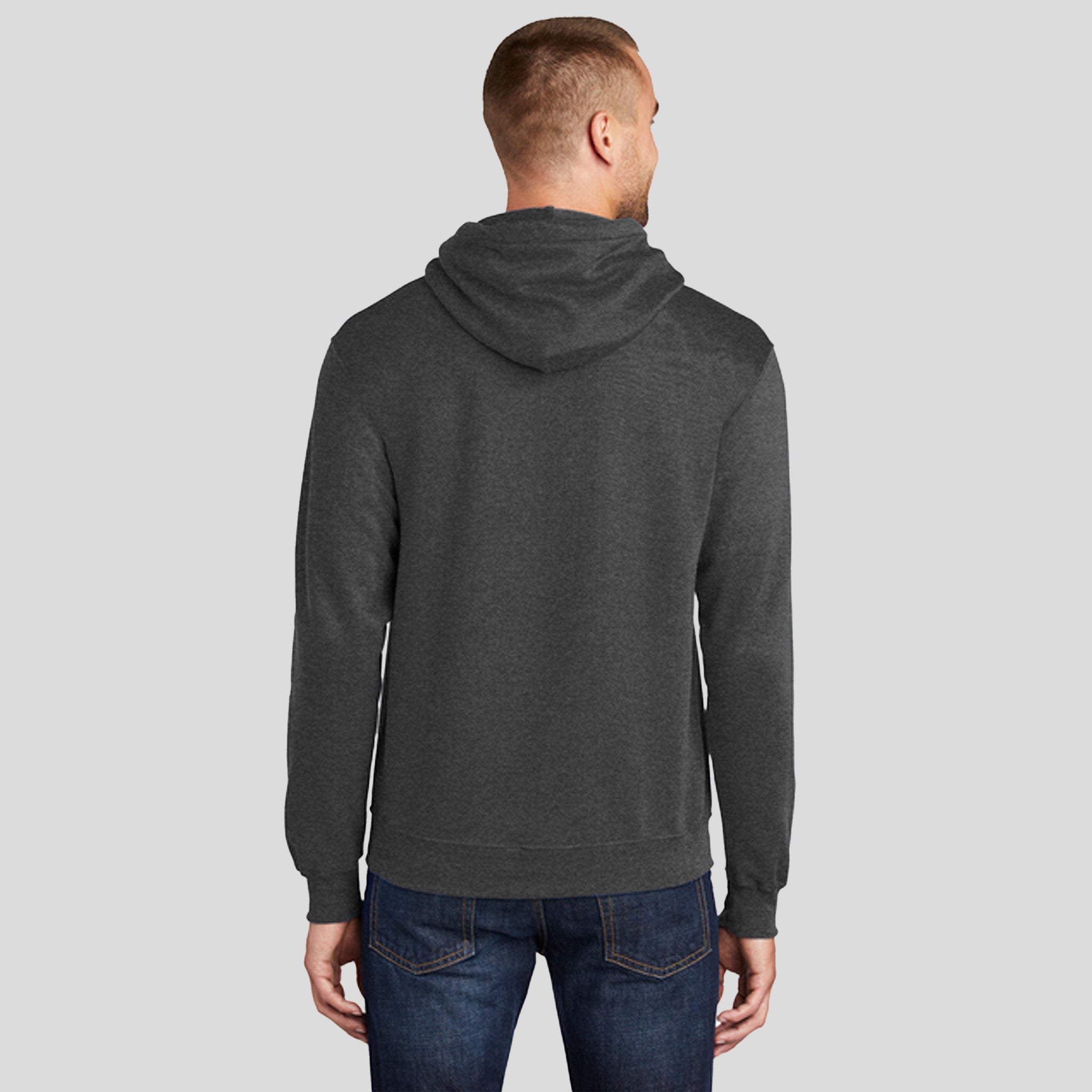 Core Fleece Pullover Hooded Sweatshirt | Black Heather